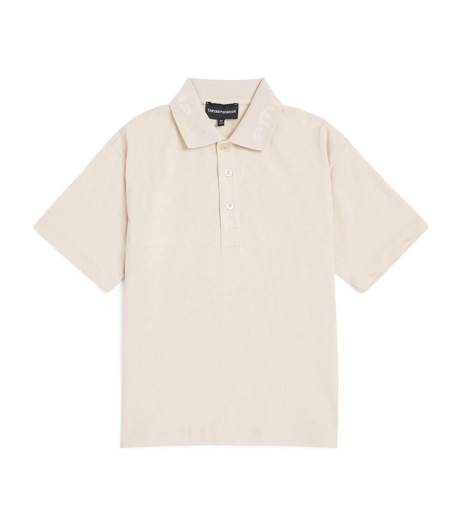 Logo-Detail Polo Shirt (4-16 Years) U1156FRENCH OAK Image 1