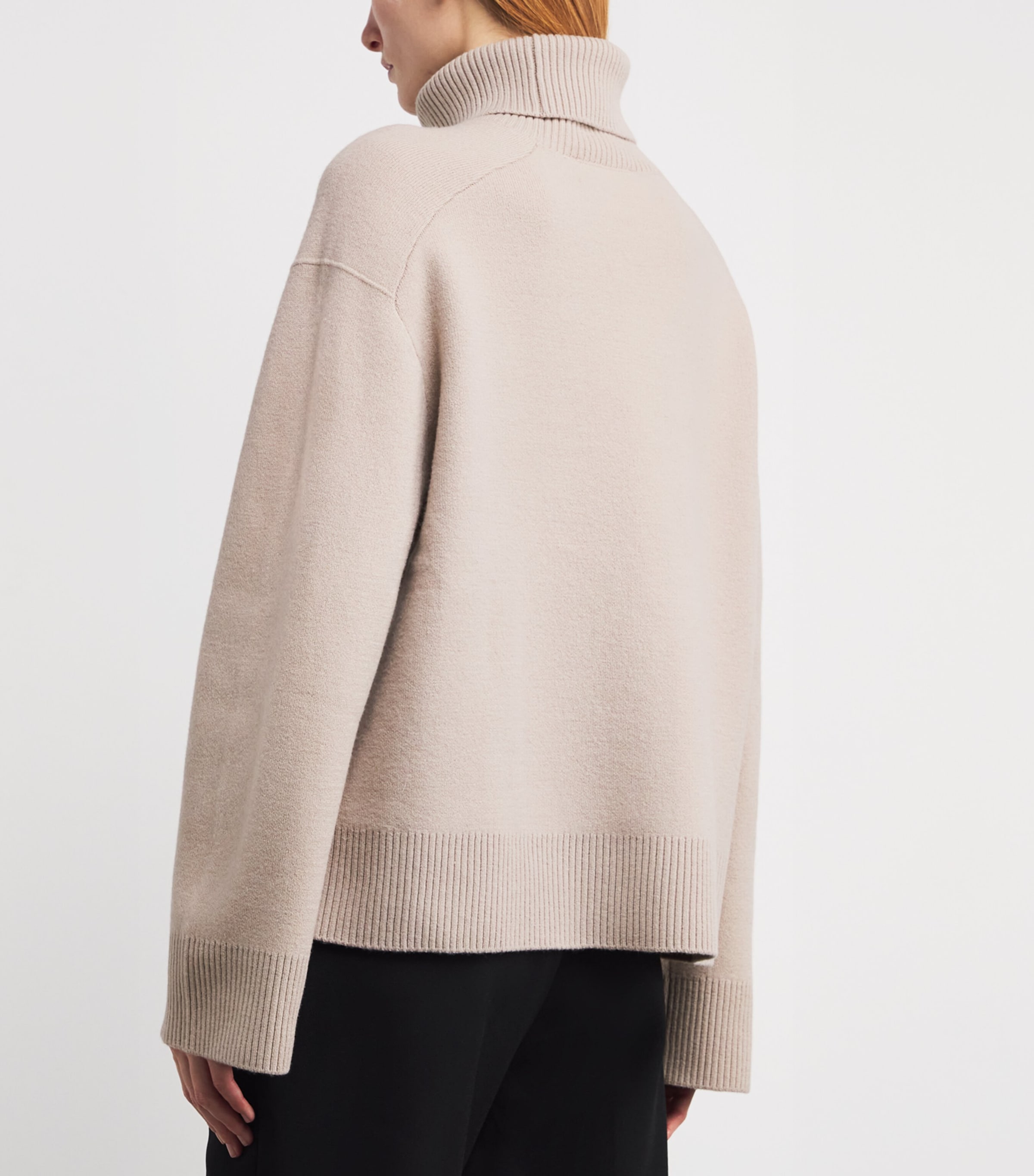 Merino Wool Rollneck Sweater A2048 Image 4