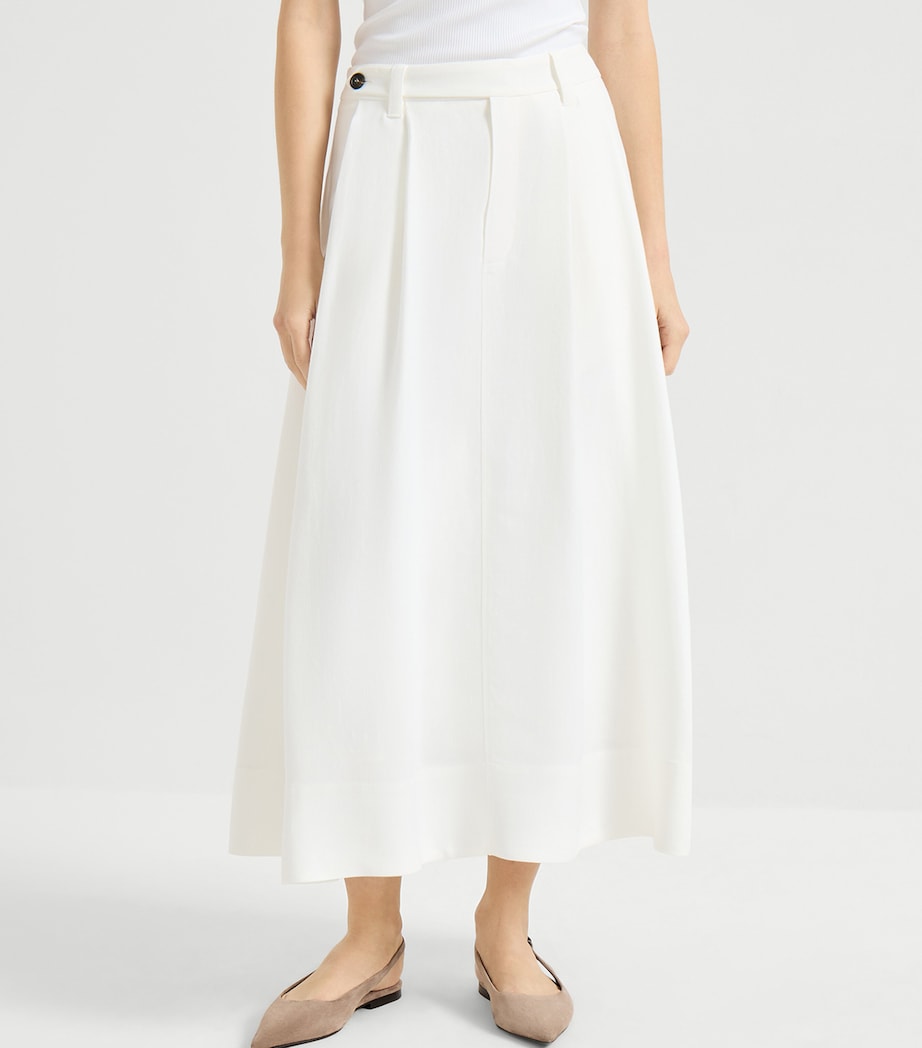 Twill Maxi Skirt C600 Image 3