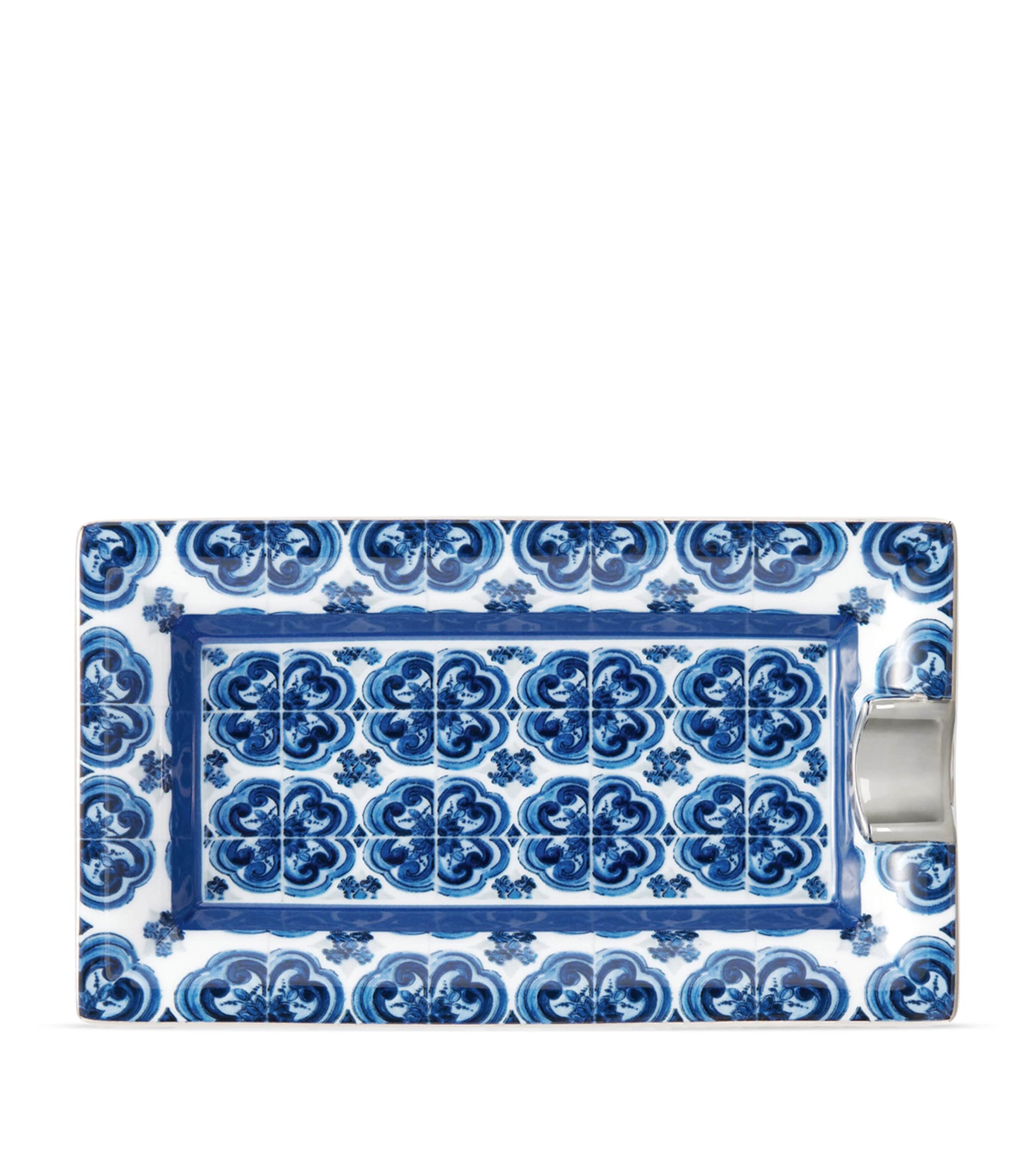 Dolce&Gabbana Casa Blu Mediterraneo Ashtray Fiore Pic Blu Image 1
