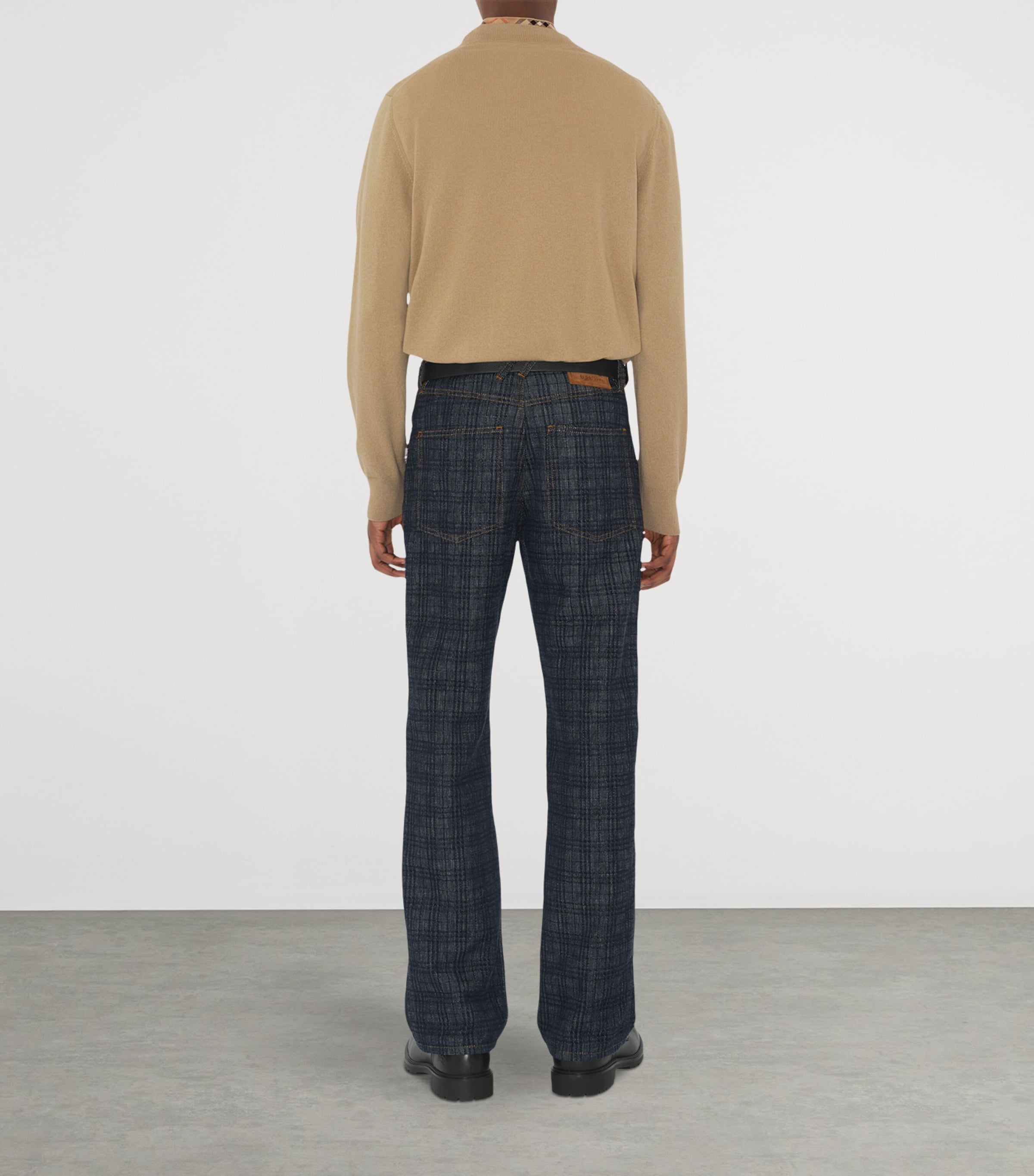 Cashmere-Blend EKD Slim Sweater FLAX Image 4