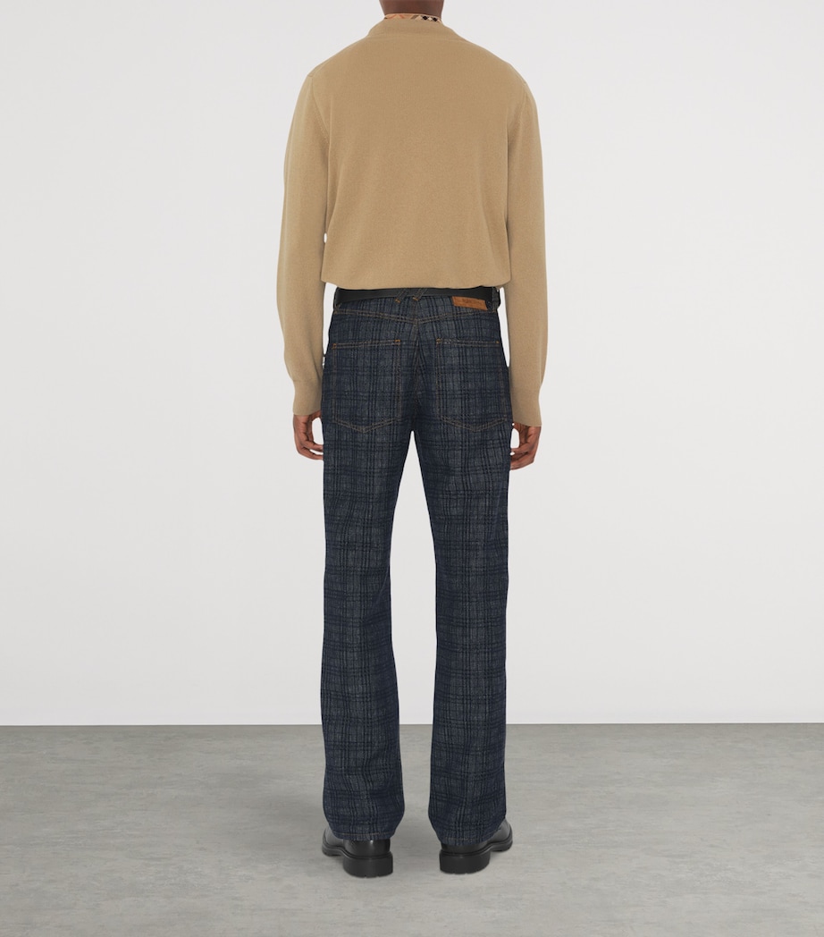 Cashmere-Blend EKD Slim Sweater FLAX Image 4