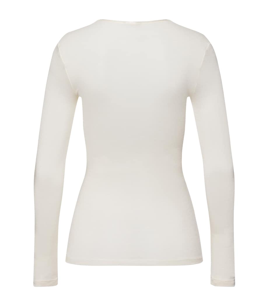 Merino Wool-Silk T-Shirt CYGNE Image 2
