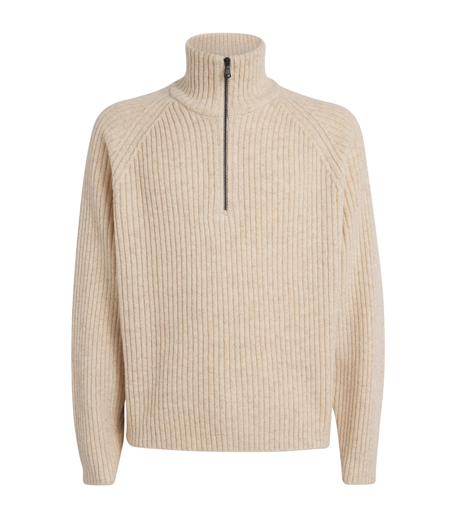 Wool-Blend Victor Sweater MOONBEAM MELANGE Image 1