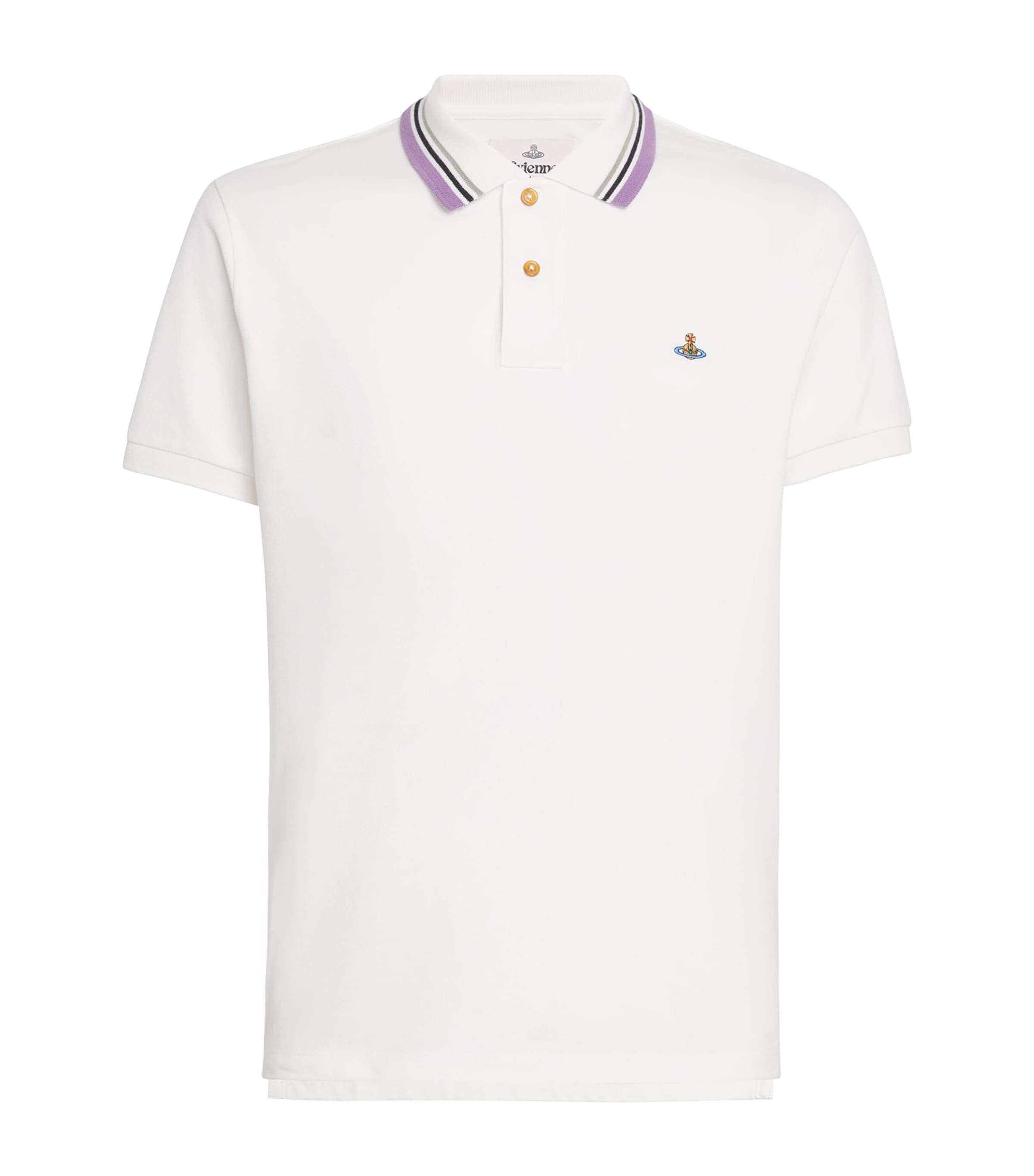 Vivienne Westwood◆海外限定◆ORB コットン 半袖 ポロシャツ Vivienne Westwood MAN ヴィヴィアンウエストウッドマン オーブ