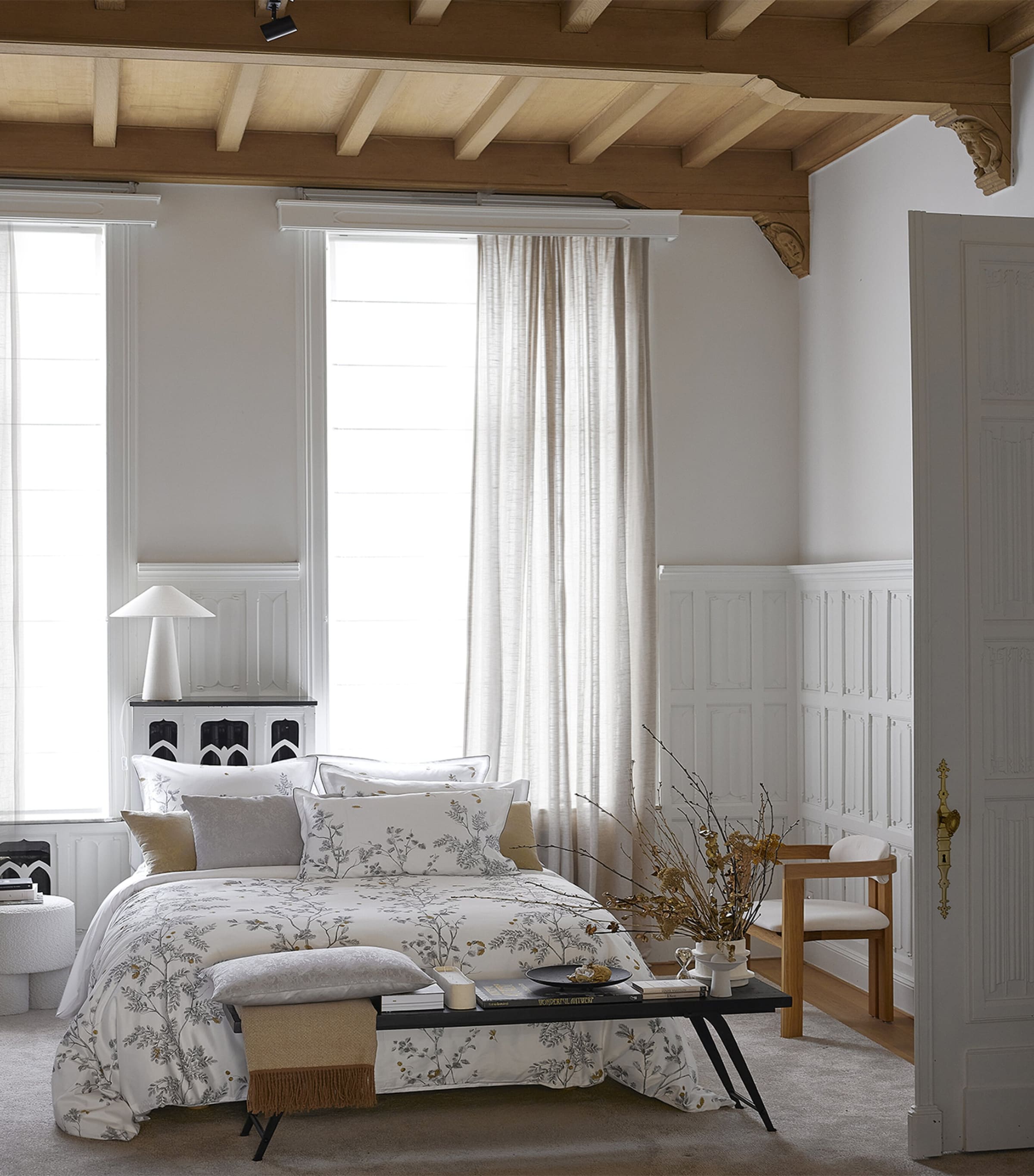 Alexandre Turpault Cotton Saison King Duvet Cover (230cm x 220cm) | Bedding | Bed Linens & Sets | Duvet Covers | Designers | Alexandre Turpault