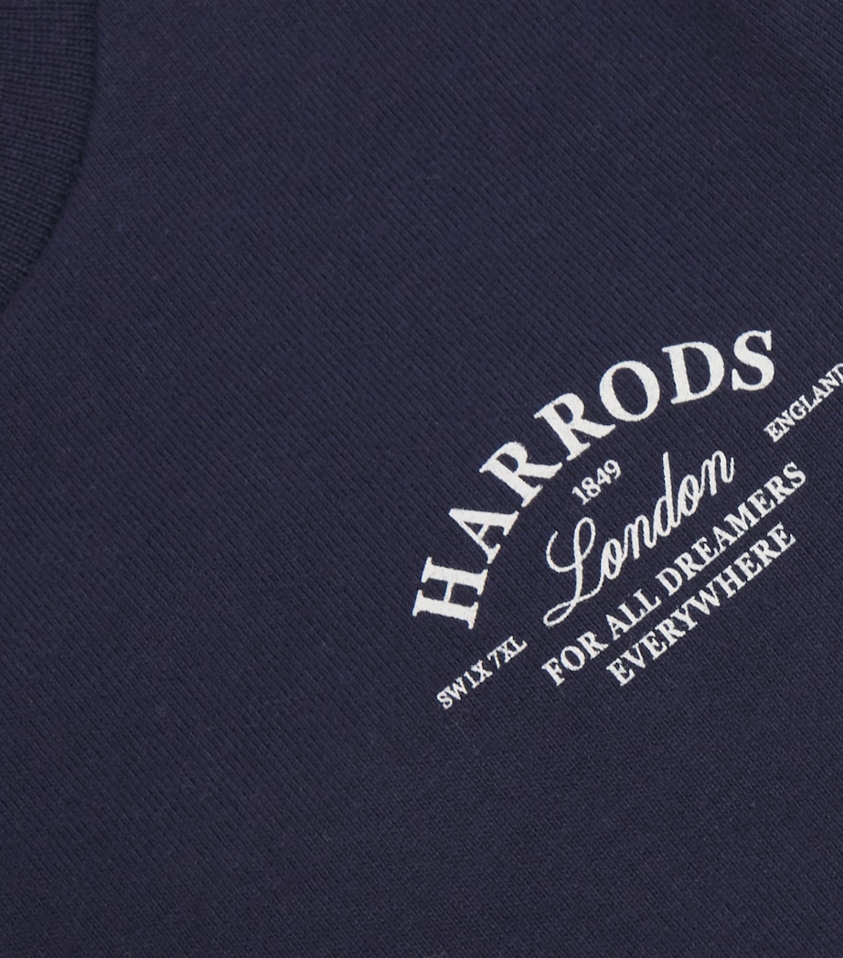 Cotton Logo T-Shirt (0-18 Monhs) NAVY Image 4