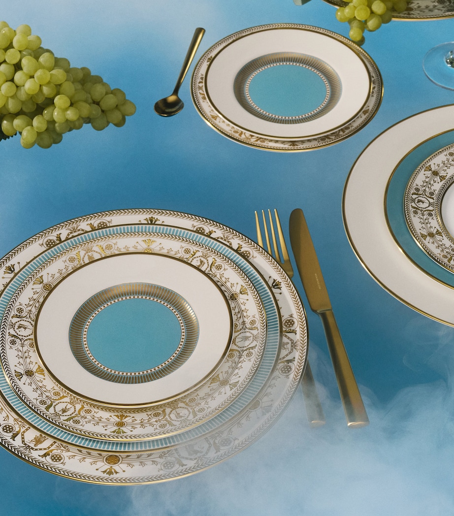 Bone China Bacchus Rim Soup Plate (23cm) PINK Image 7