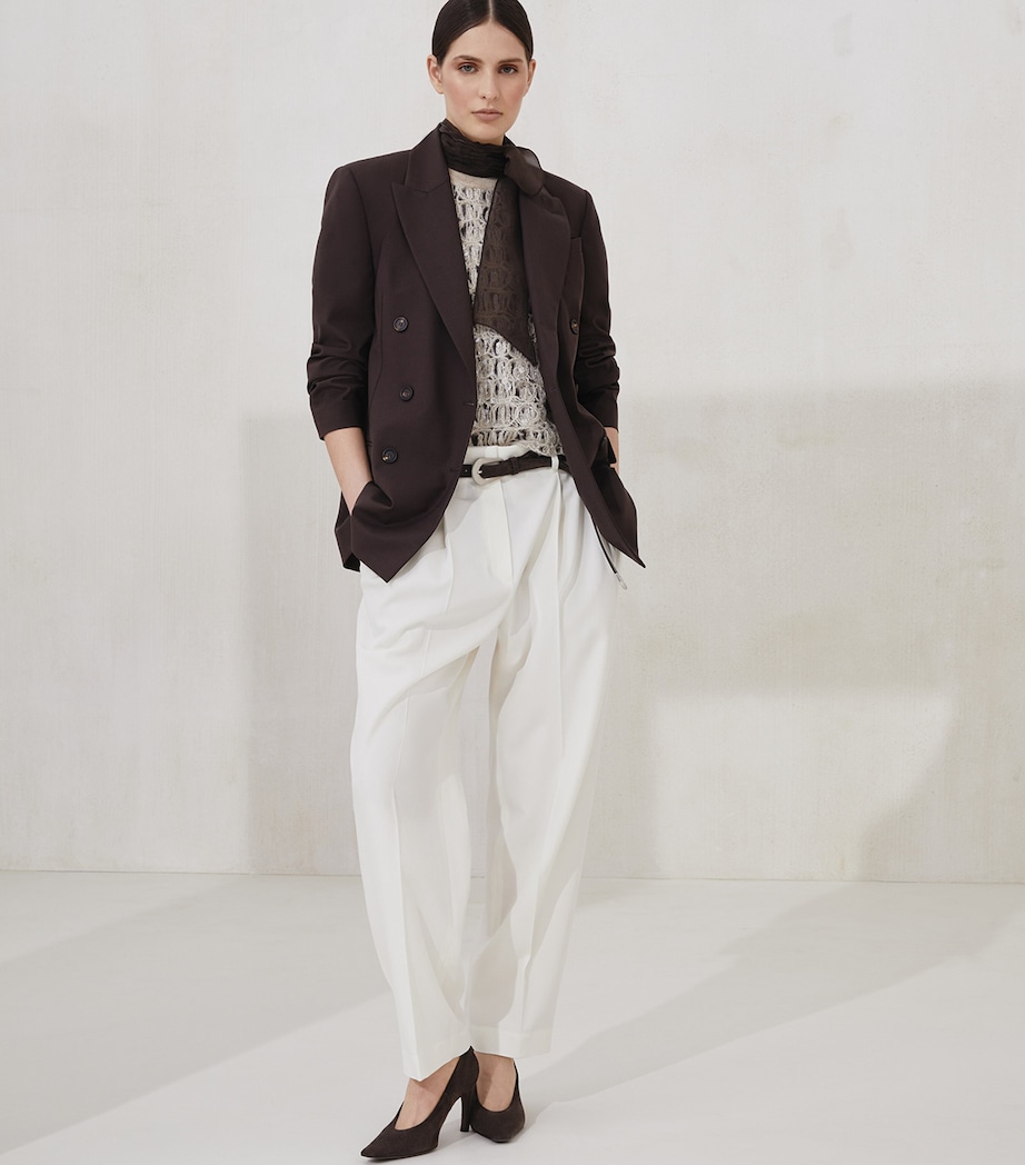 Silk Pussybow Sleeveless Top C4222 Image 4