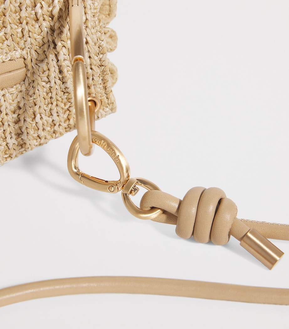 Raffia Cinch Cross-Body Bag NATURAL Image 6