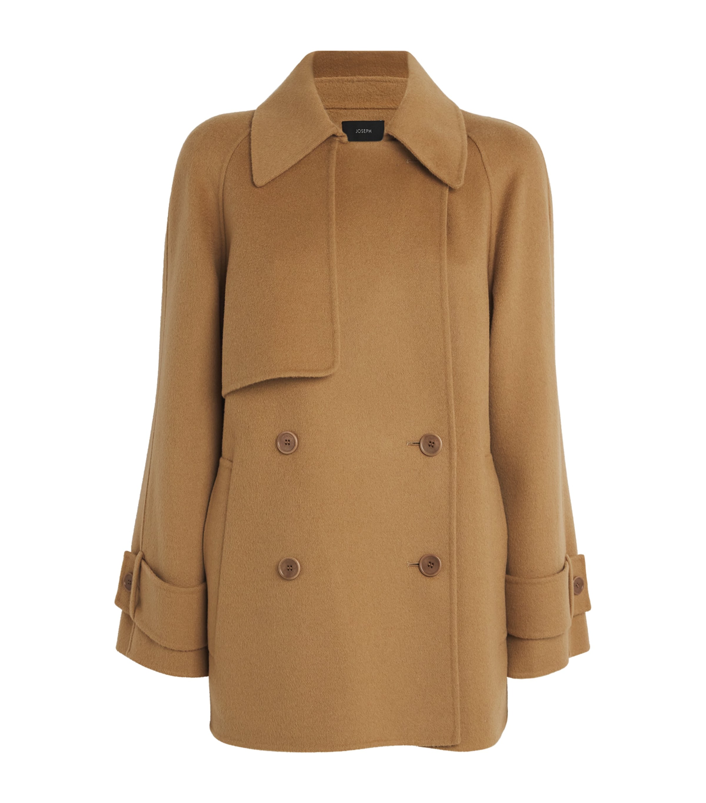 Shop Joseph Wool-cashmere Marne Coat In Brown