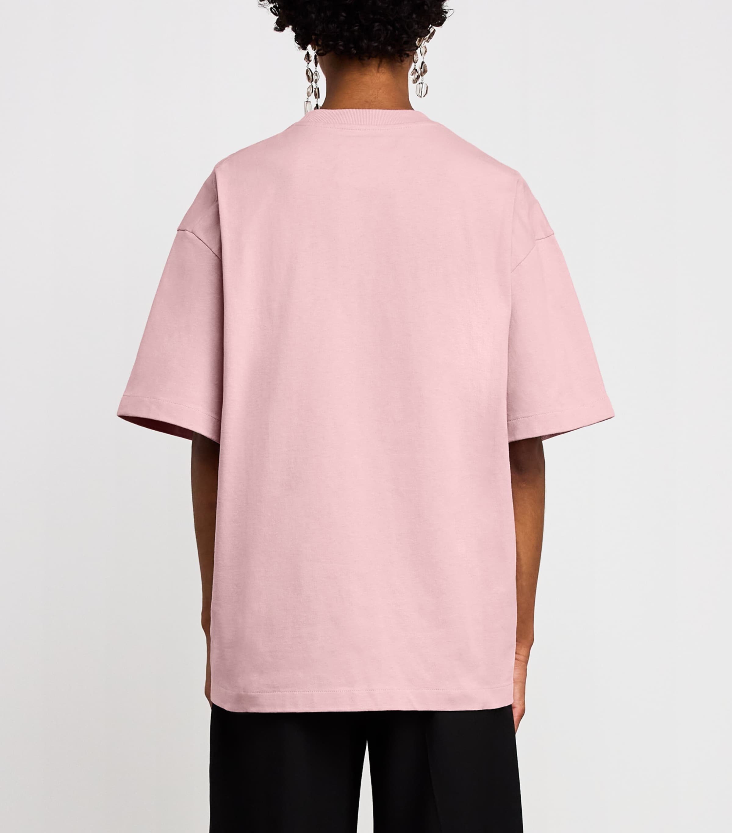 JIL SANDER ピンク ロゴ Tシャツ 半袖 Jil Sander ロゴ Tシャツ | ピンク | FARFETCH JP