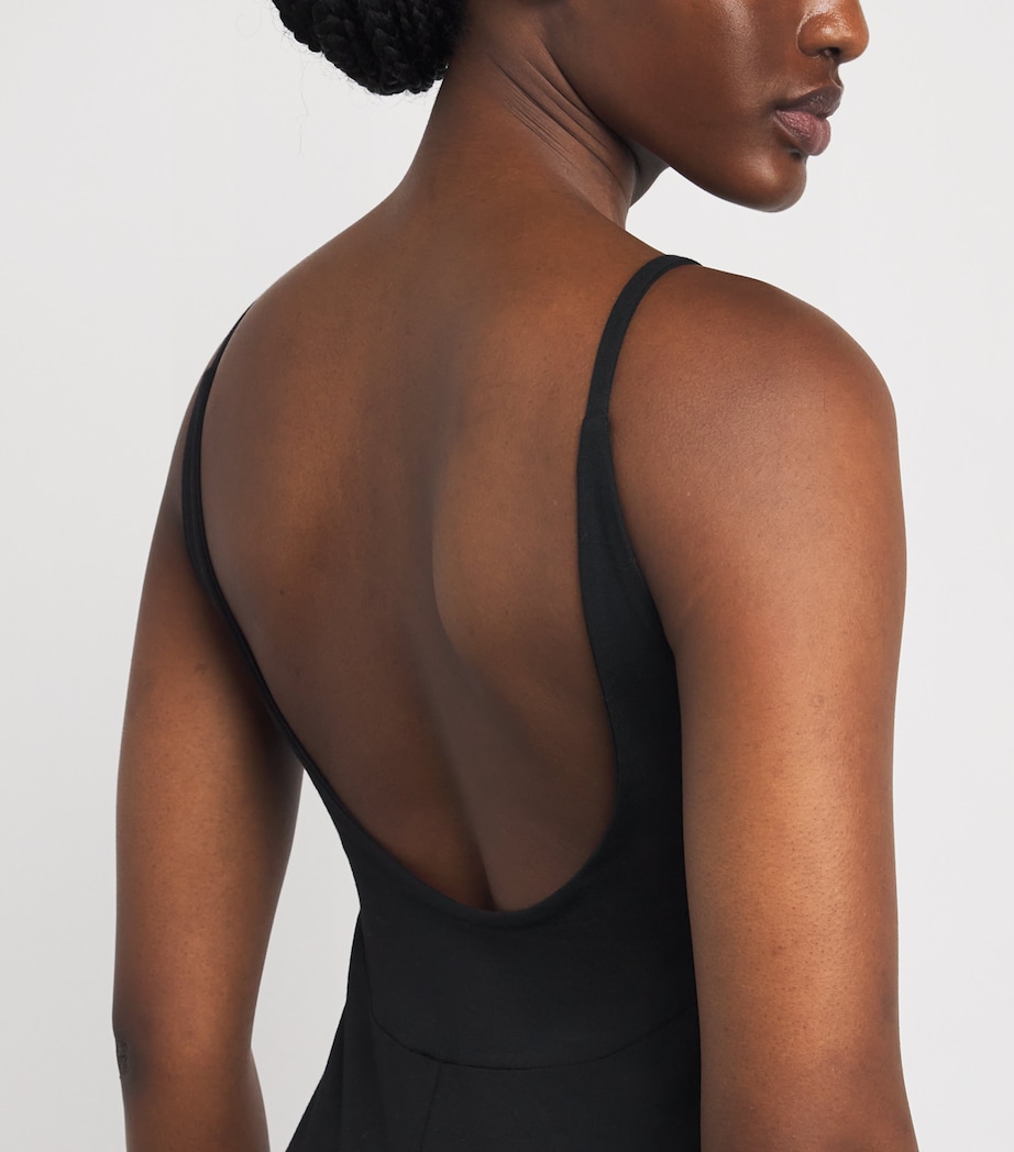 Cotton Mazal Mini Slip Dress BLACK Image 6