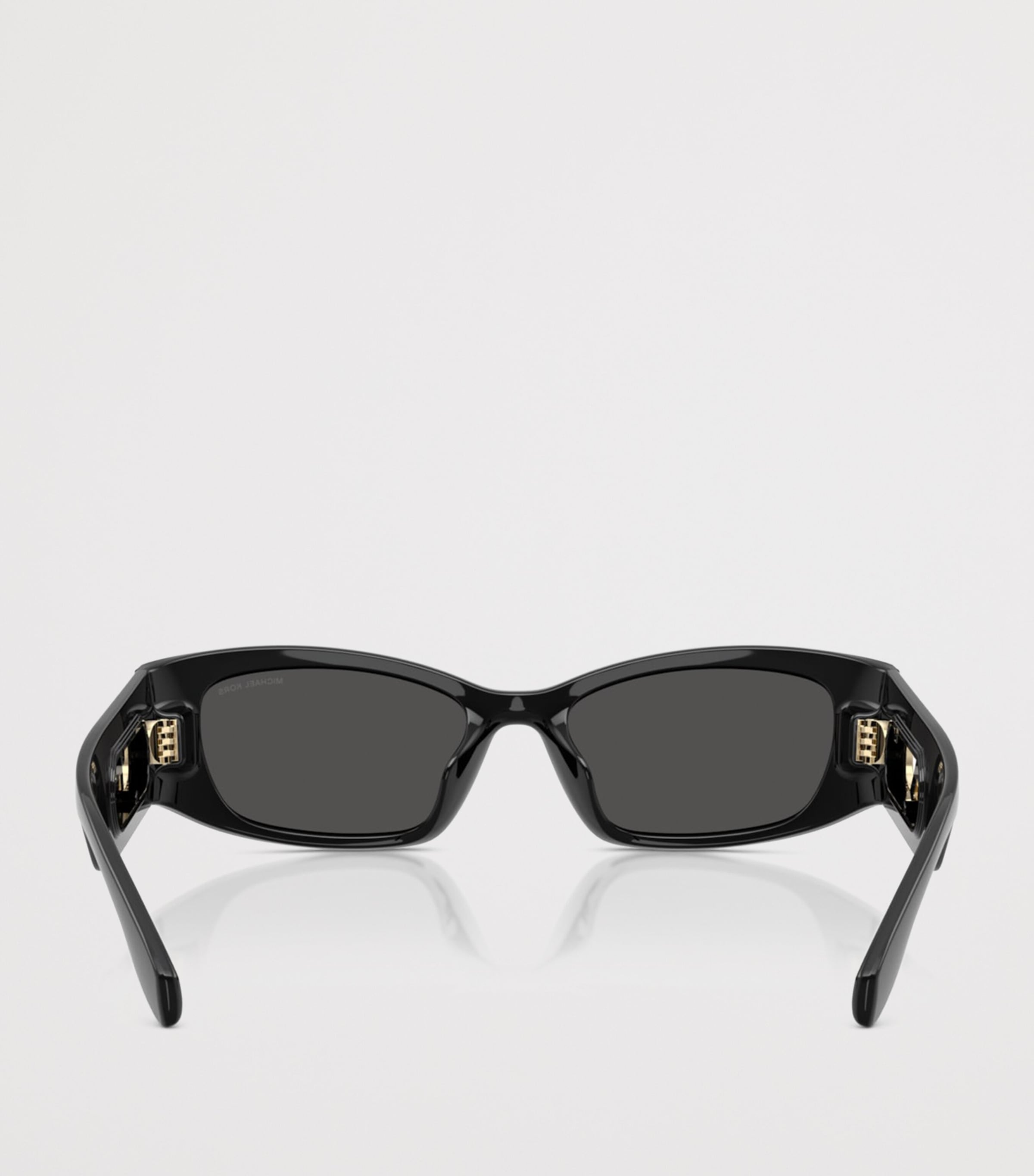 Michael Kors Rhodes Rectangle Sunglasses Black Image 4