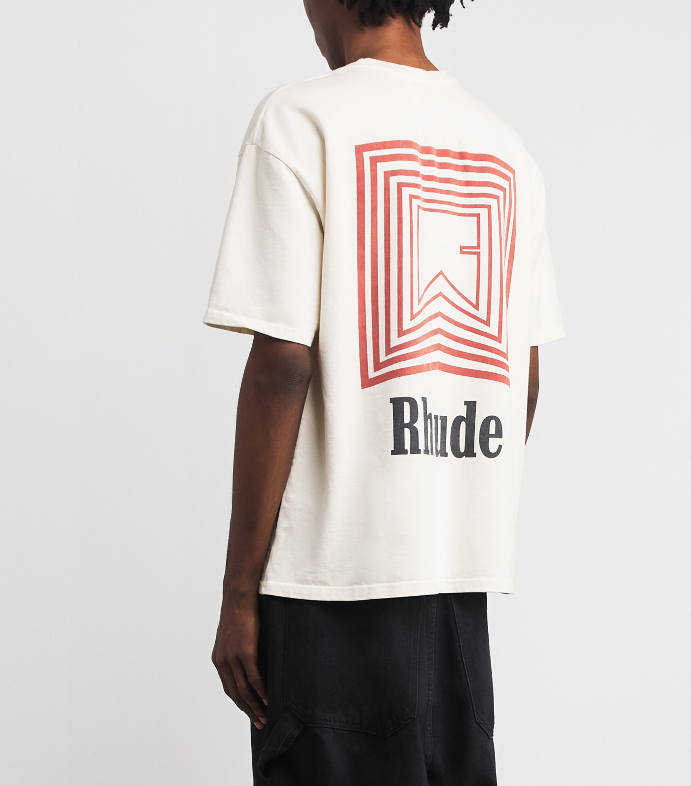 Rhude White Cotton Rhude Chevron T-Shirt | Harrods US