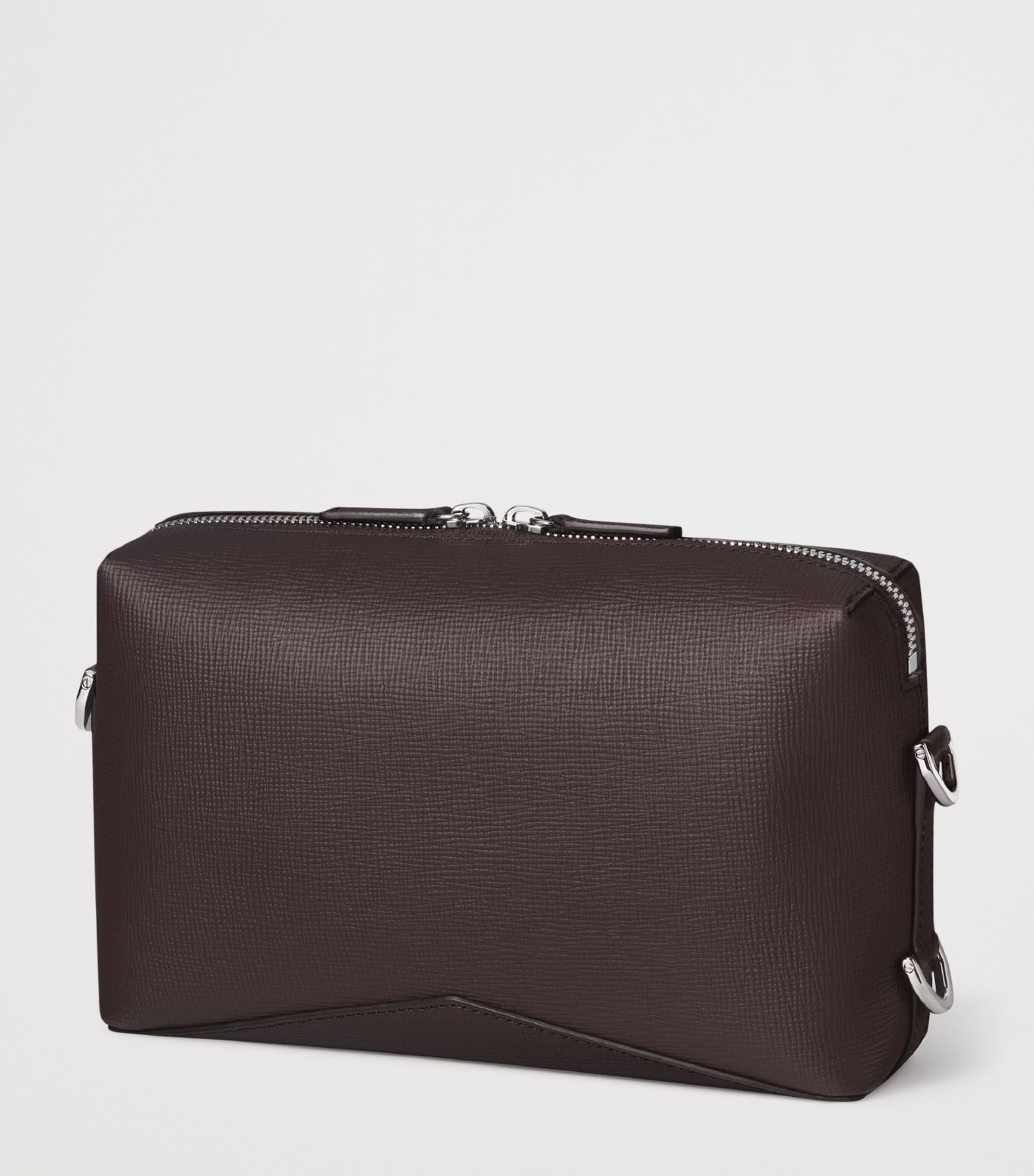 Cartier Leather Losange Cross-Body Bag Brown Image 3
