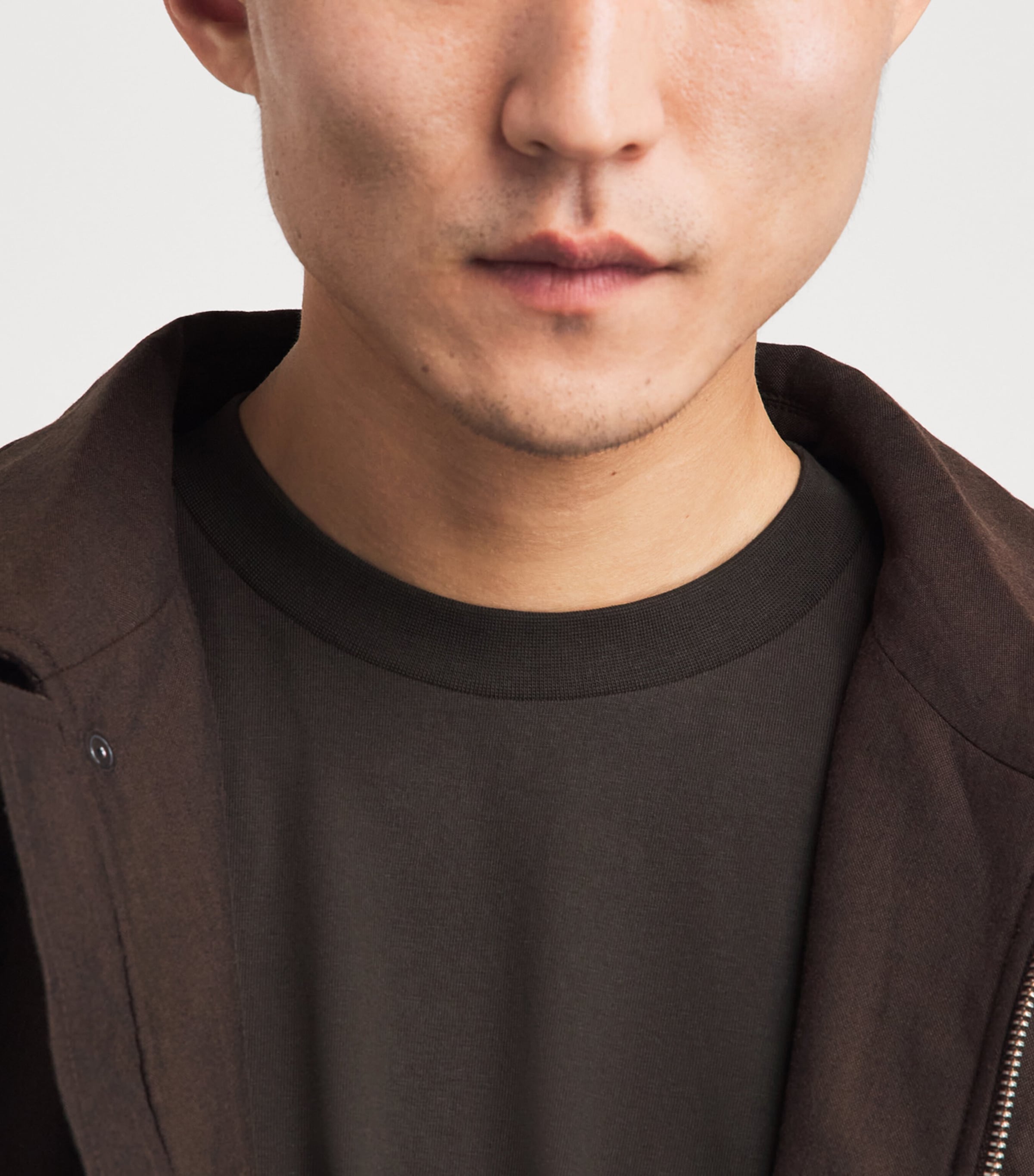 Rag & Bone Mens Cotton Jacob T-Shirt Brown Image 3