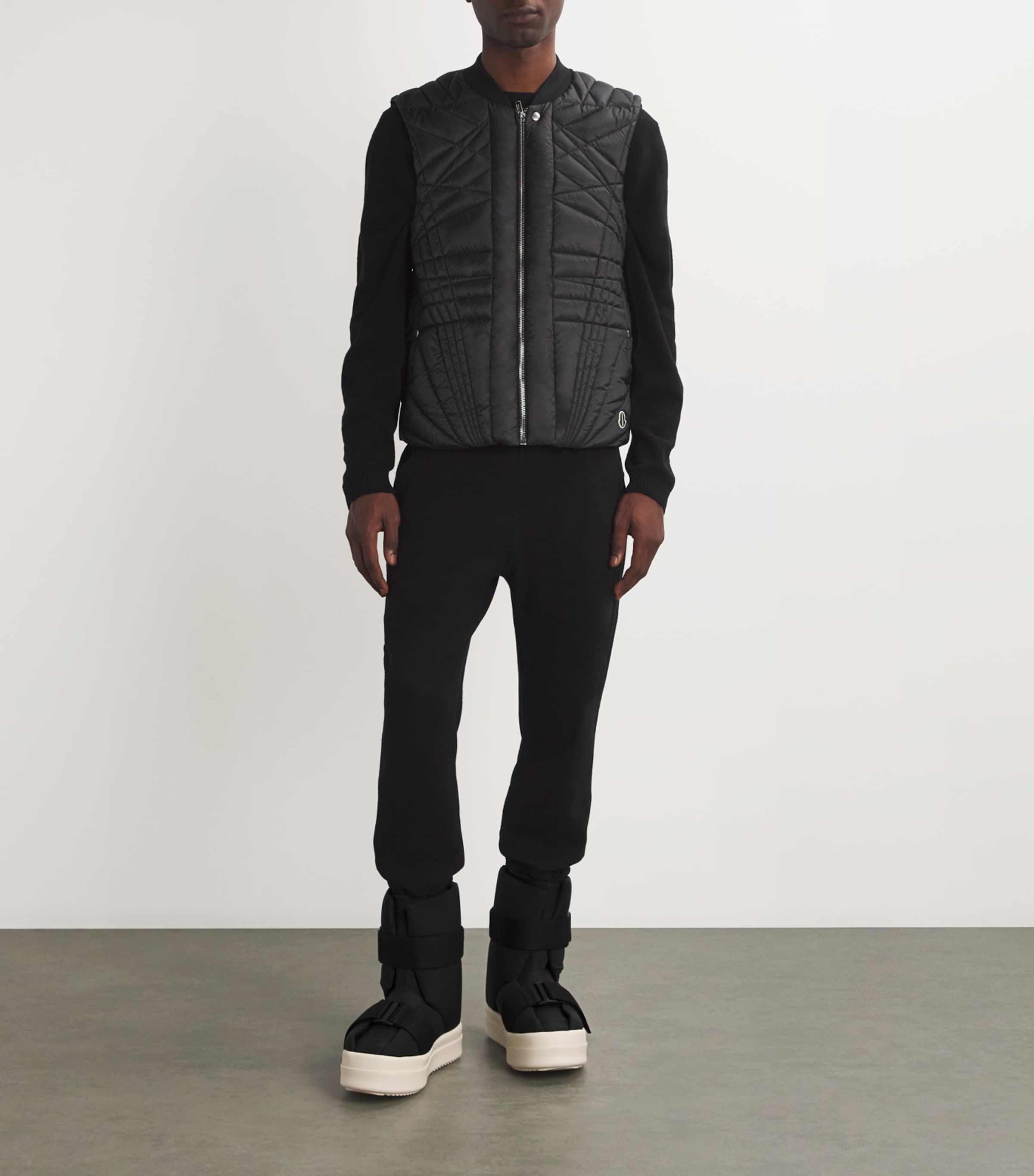 Rick Owens Mens x Moncler Padded Nylon Ski Boots Image 2