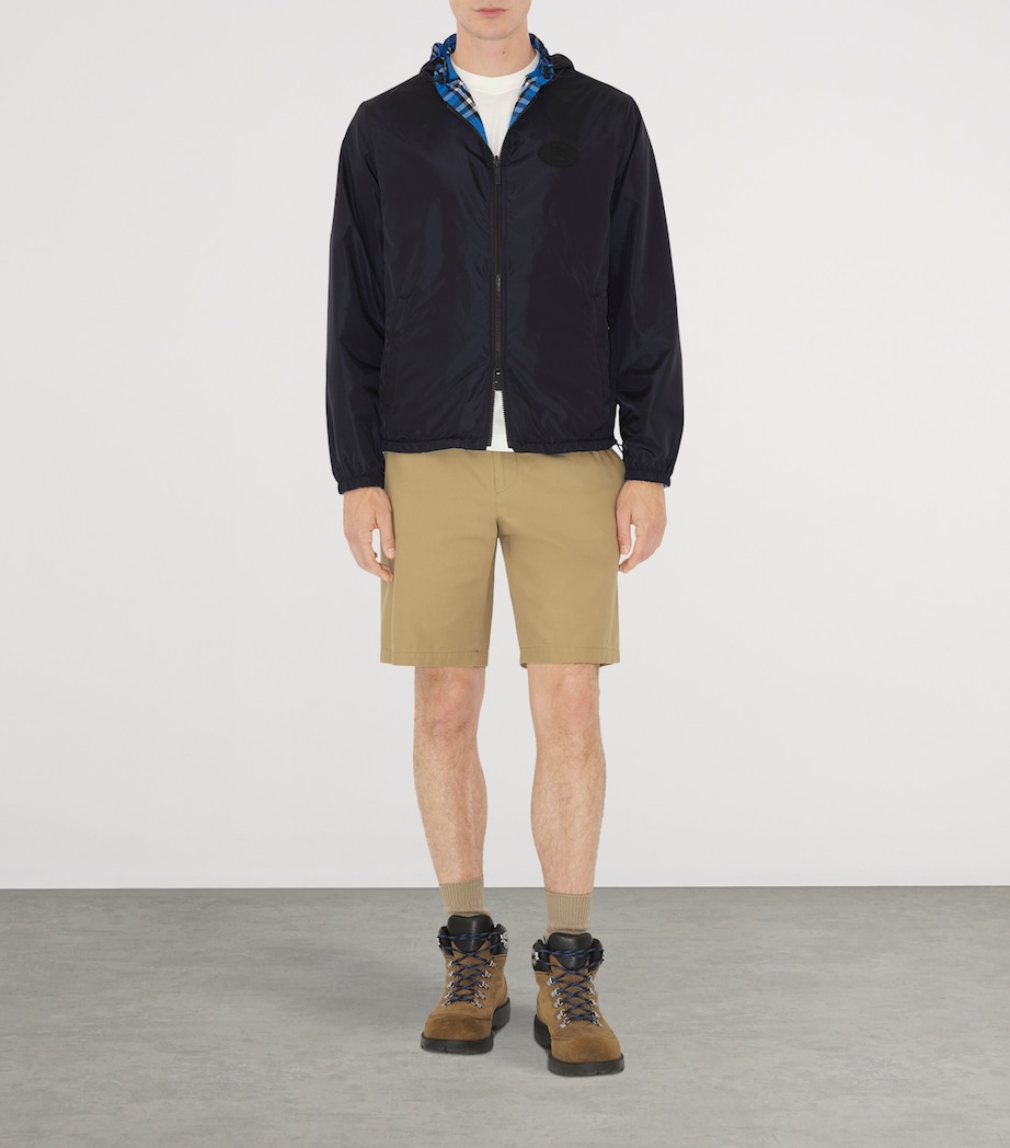 Reversible Check Hooded Jacket HYACINTH IP CHECK Image 3