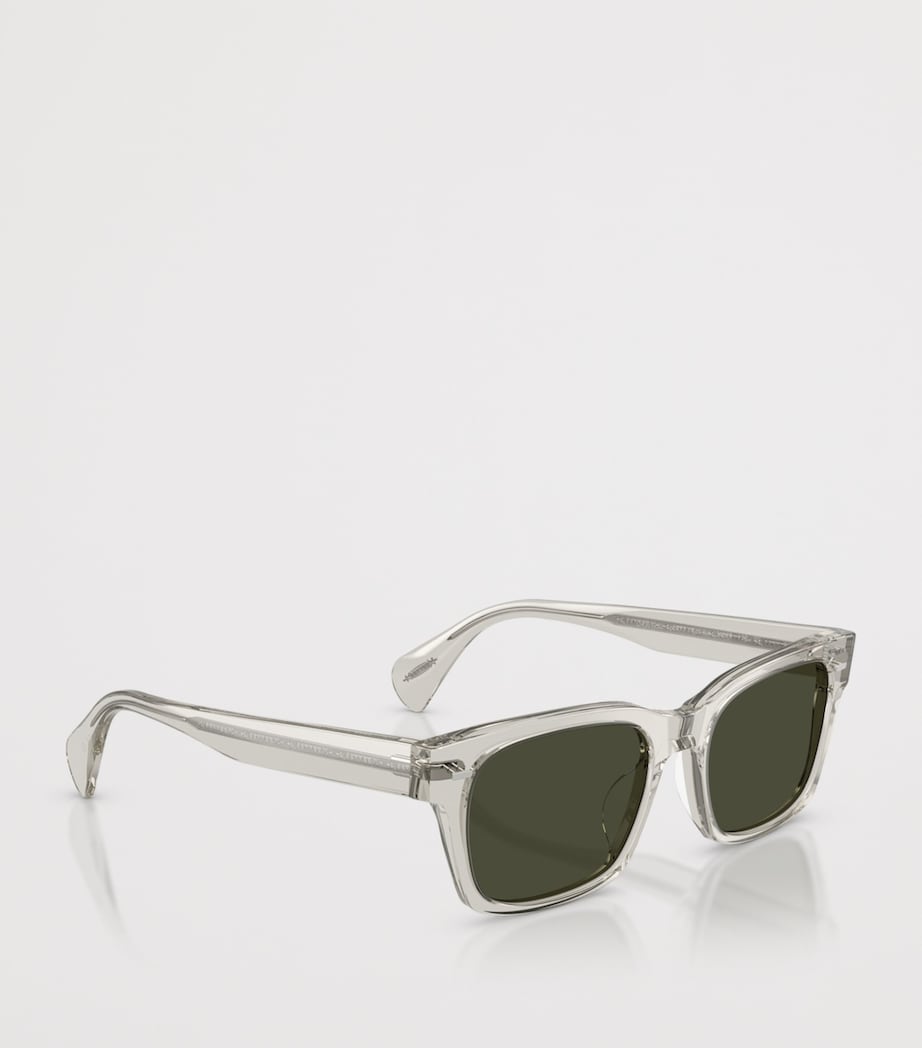 Oliver Peoples Ryce Rectangle Sunglasses Grey Image 6