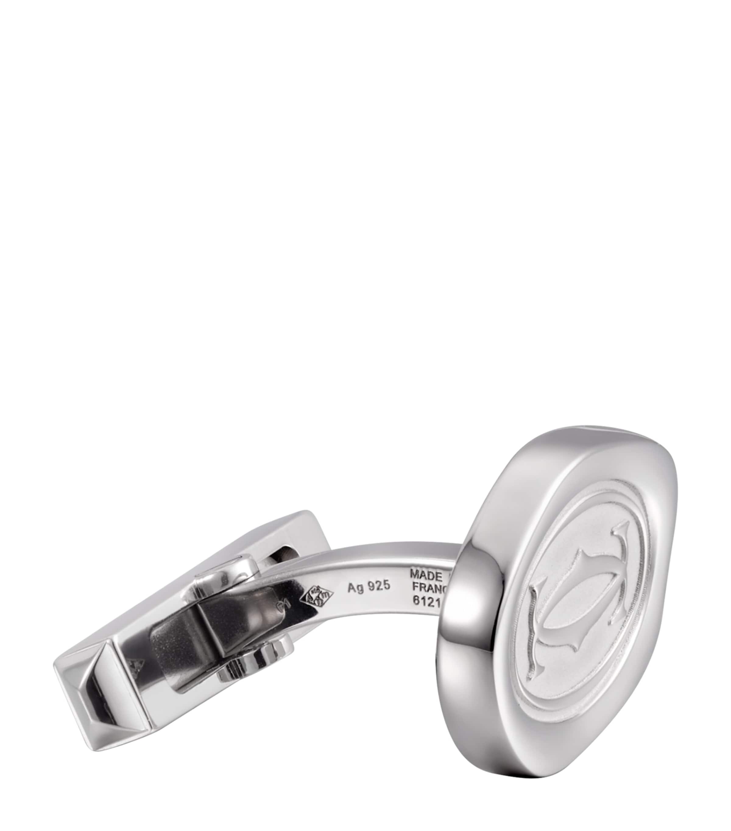 Sterling Silver Wax Seal Cufflinks STERLING SILVER Image 3