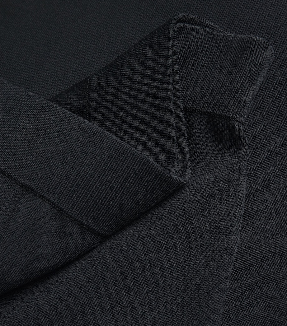 Stretch-Knit Culottes BLACK Image 5