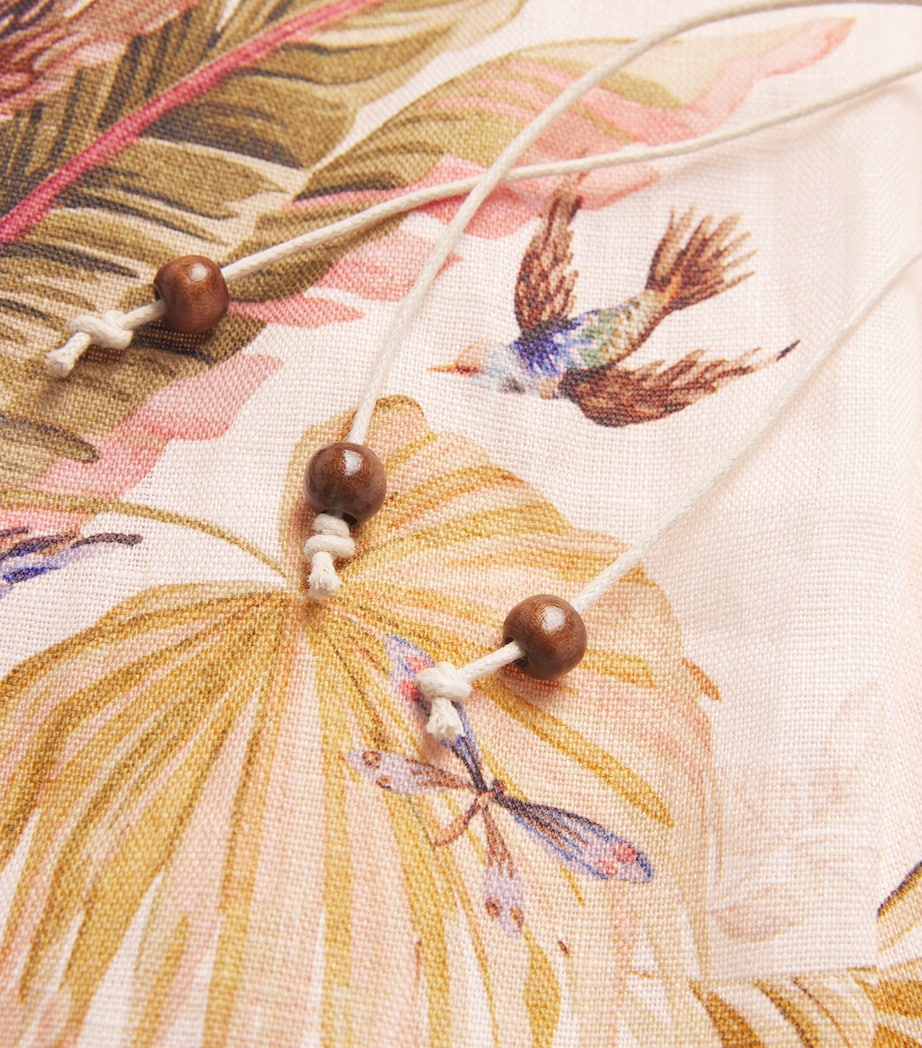 Linen Palm Ascension Shorts CRMPLMFLO Image 5