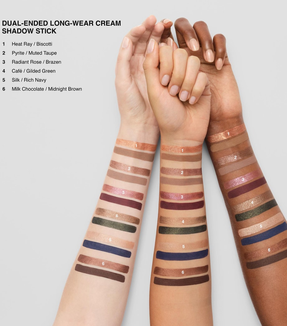 Dual-Ended Long-Wear Cream Shadow Stick SILK RICH NAVY Image 4