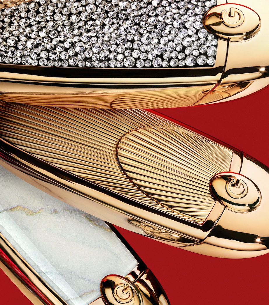 Crystal-Embellished Rouge G Lipstick Case LE STRASSE Image 4