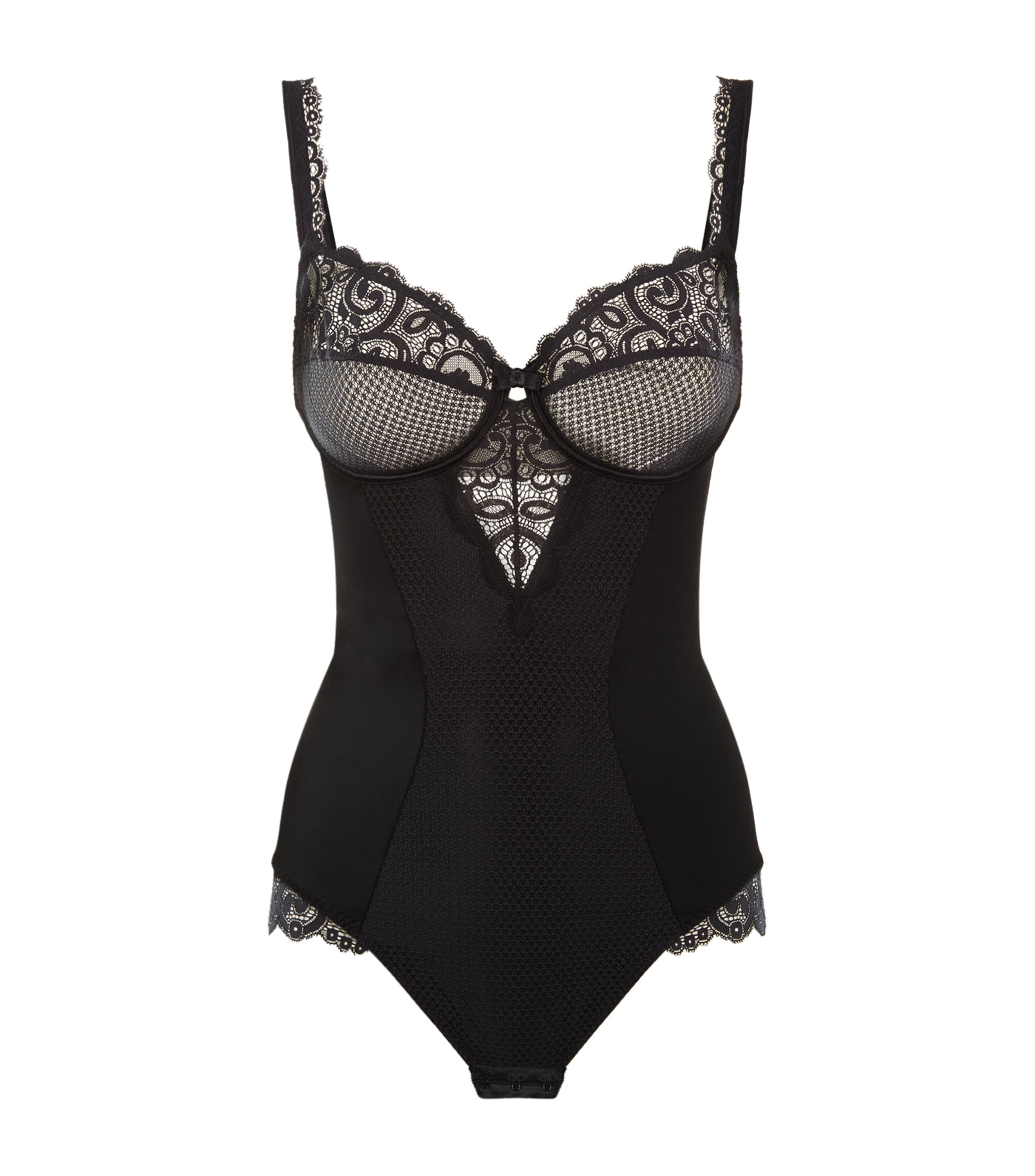 Maison Lejaby Gaby Bodysuit In Black