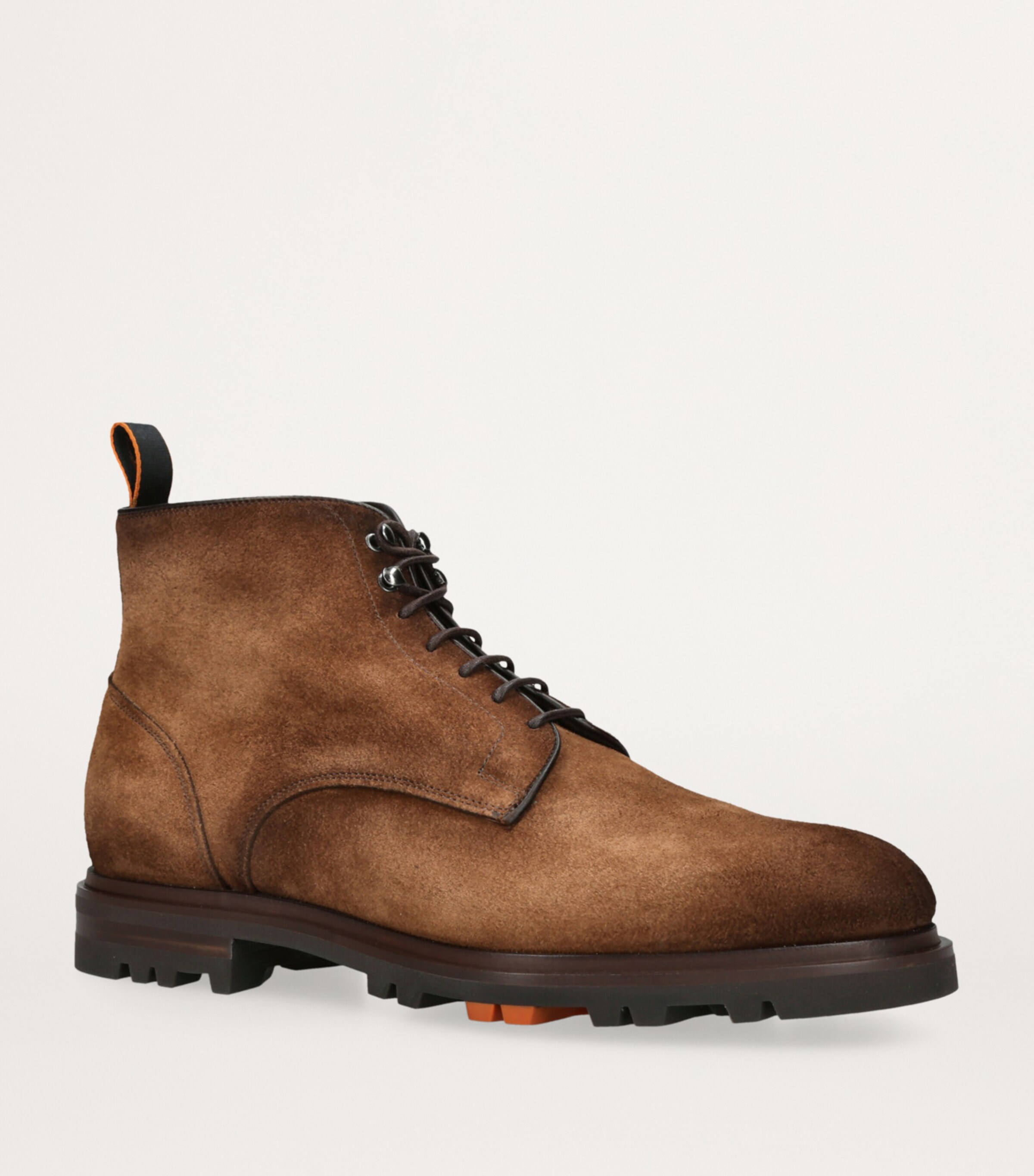 Suede Colin Lace-Up Boots BROWN Image 3