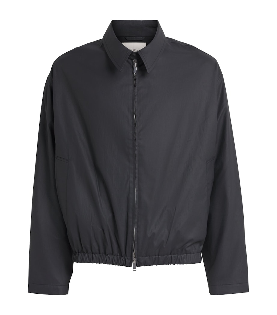 Studio Nicholson Mens Lyons Bomber Jacket Black Image 1