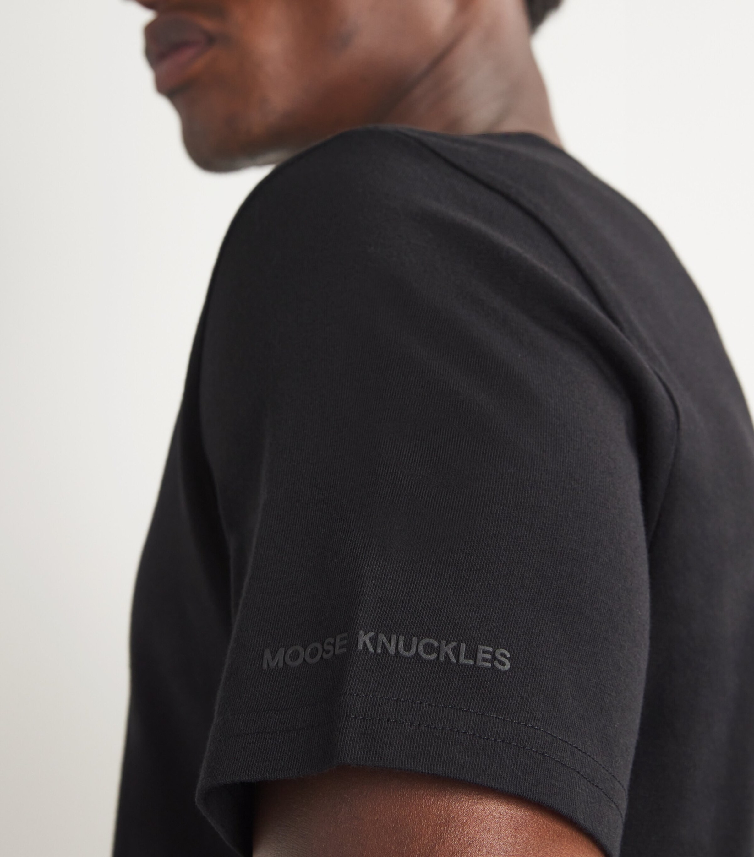 Cotton Satellite T-Shirt 292 - BLACK Image 6