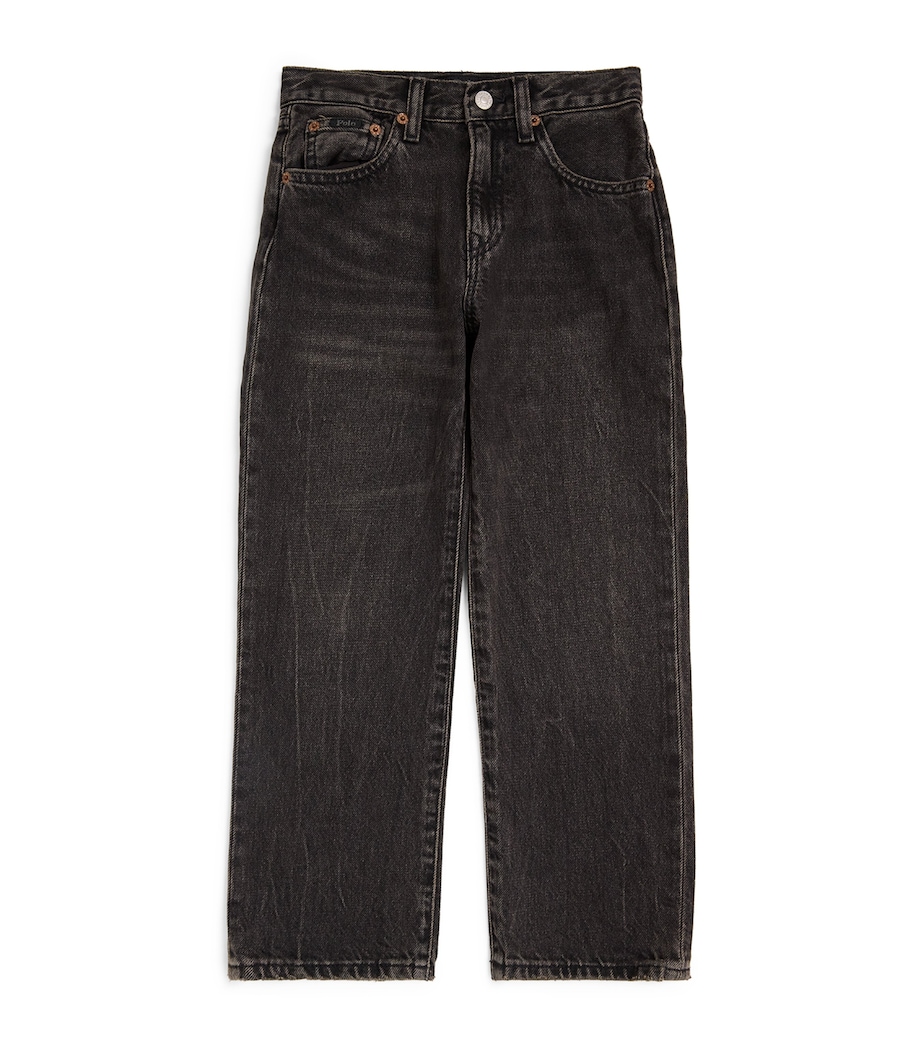 Lynwood Relaxed Straight Jeans (8-16 Years) BLACK Image 1