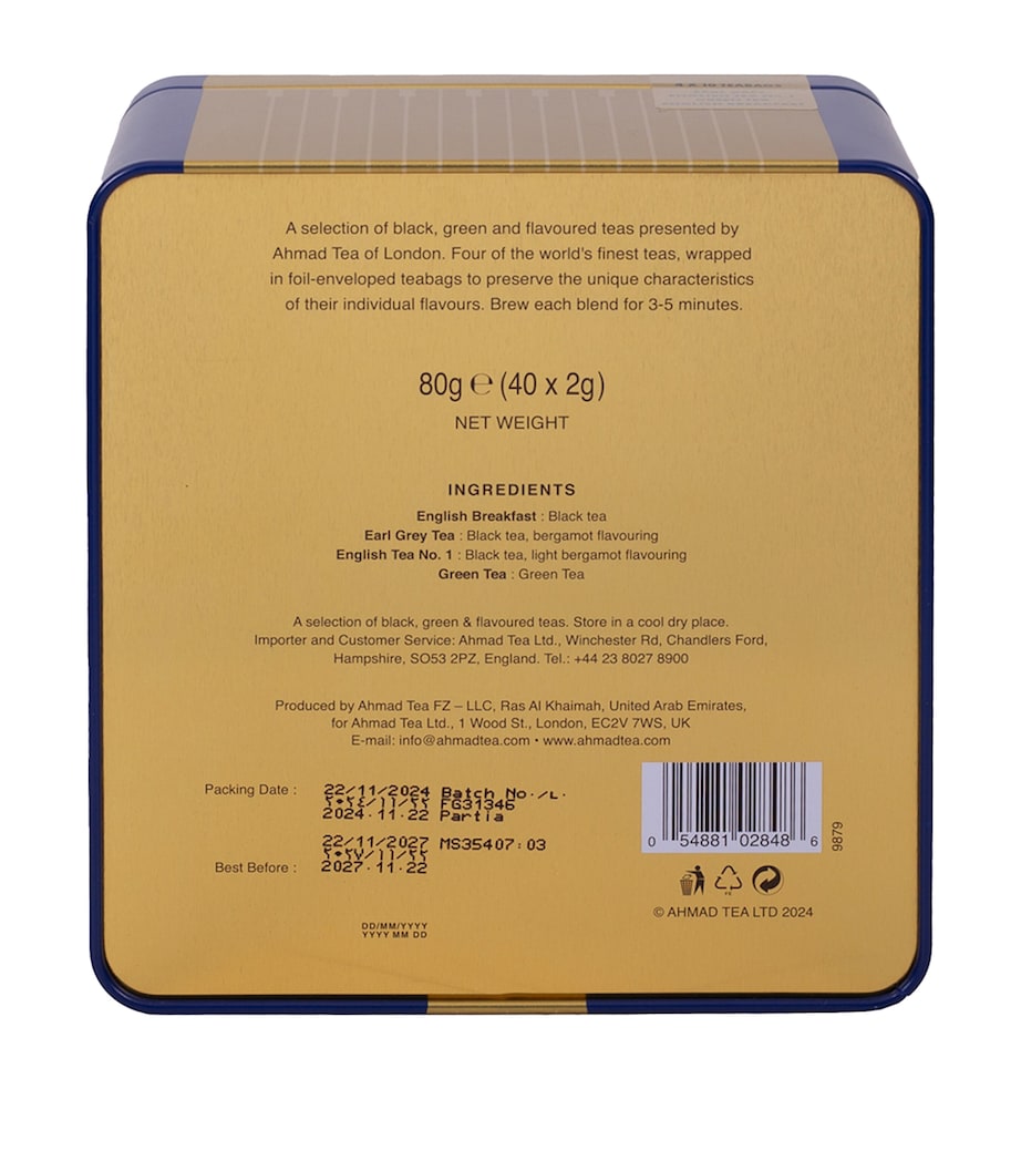Ahmad Tea Big Ben Collection Tea Selection (40 Tea Bags) Image 3