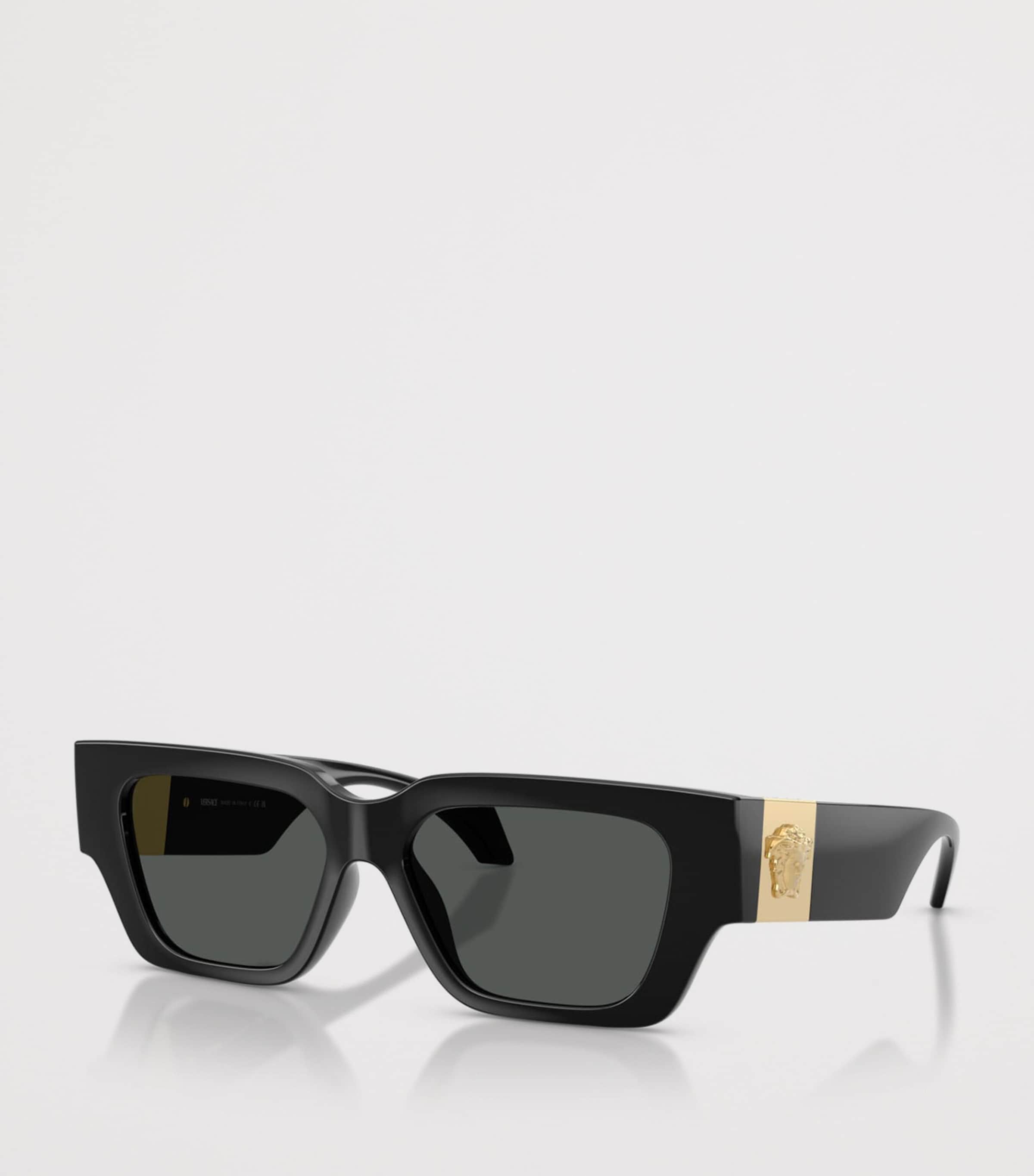 Versace VE4497U Rectangle Sunglasses Black Image 2