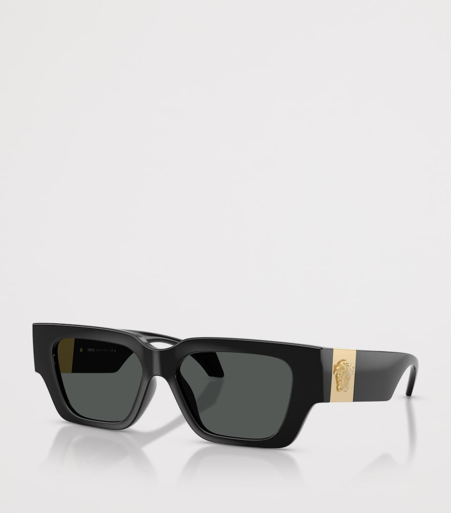 Versace VE4497U Rectangle Sunglasses Black Image 2