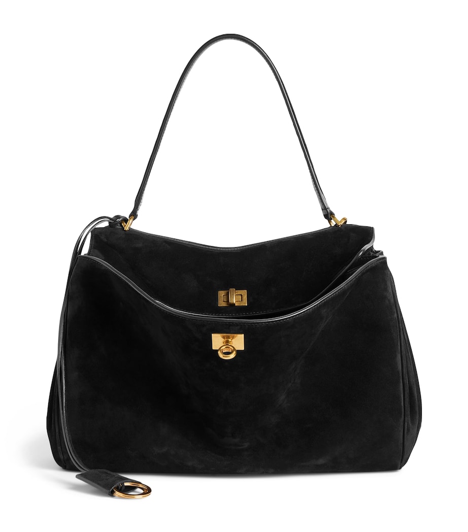 Balenciaga Medium Suede Rodeo Shoulder Bag Image 1