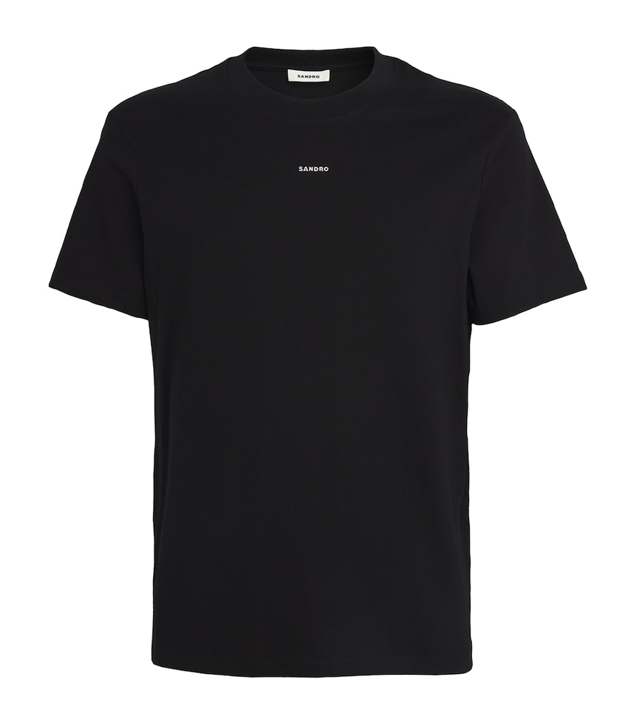 Cotton Logo T-Shirt BLACK Image 1