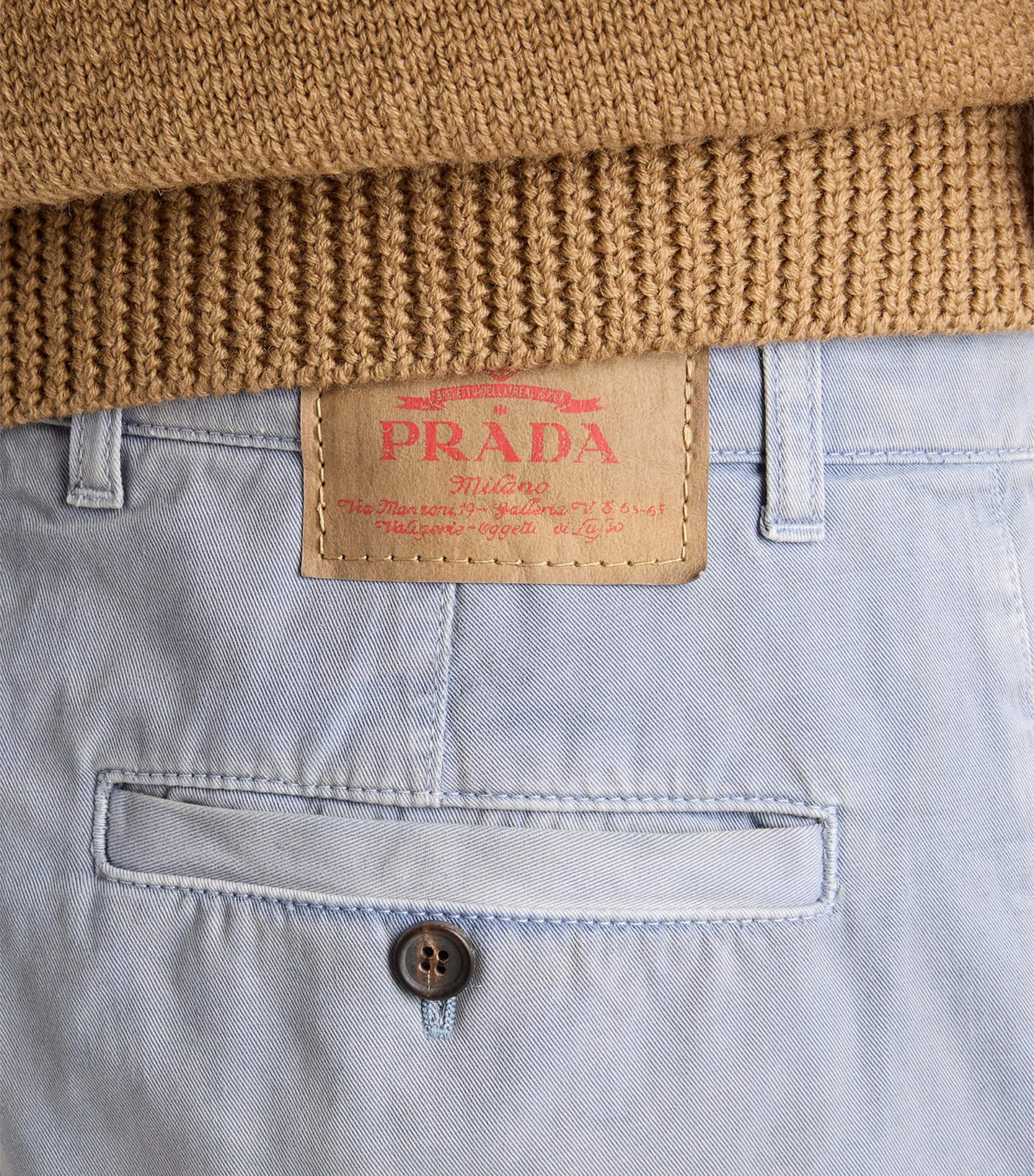 Cotton Gabardine Jeans F0E1Y Image 4
