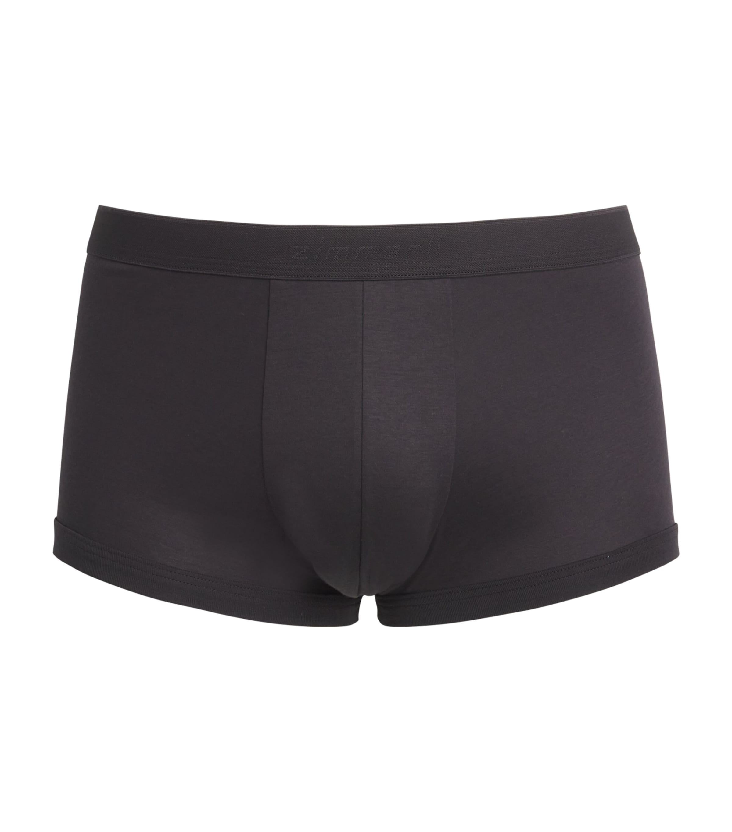 Zimmerli Stretch-cotton Boxer Briefs In Brown