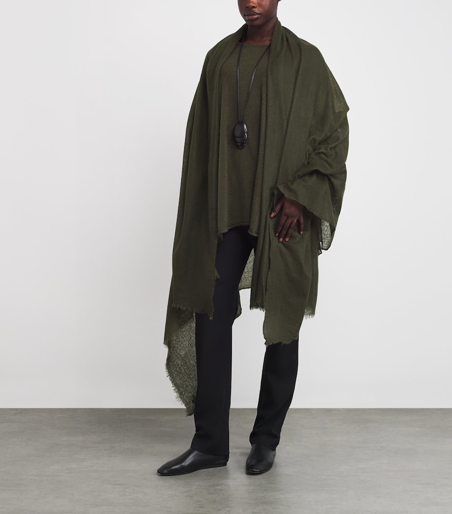 Cashmere Bateau A-Line Sweater MOSBRNZ Image 2