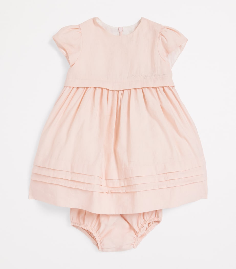 Tiered Dress and Bloomers Set (6-18 Months) 304 SMOOTHIE PINK Image 3