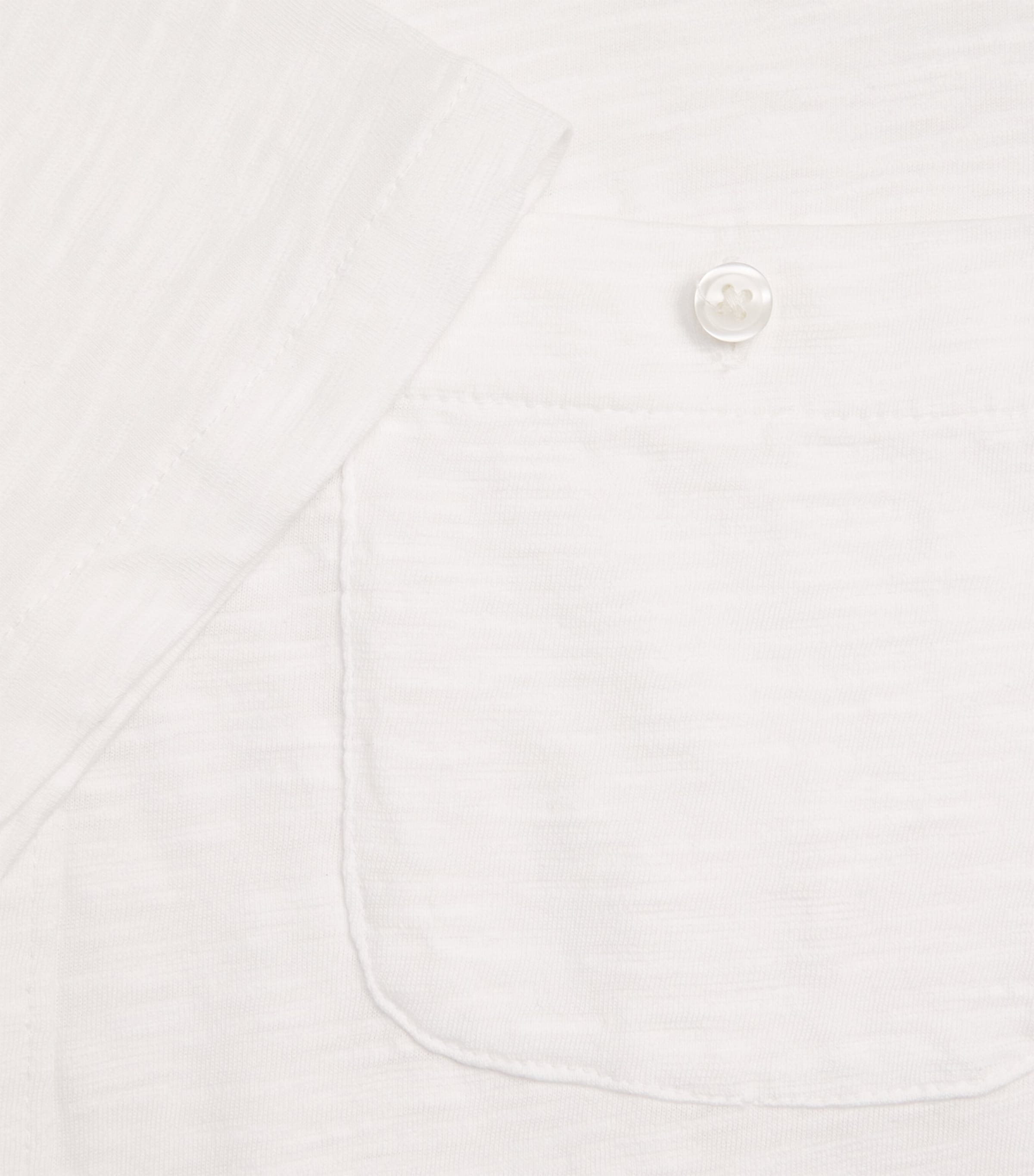 PAIGE Mens Cotton Carillo Polo Shirt Fresh White Image 6