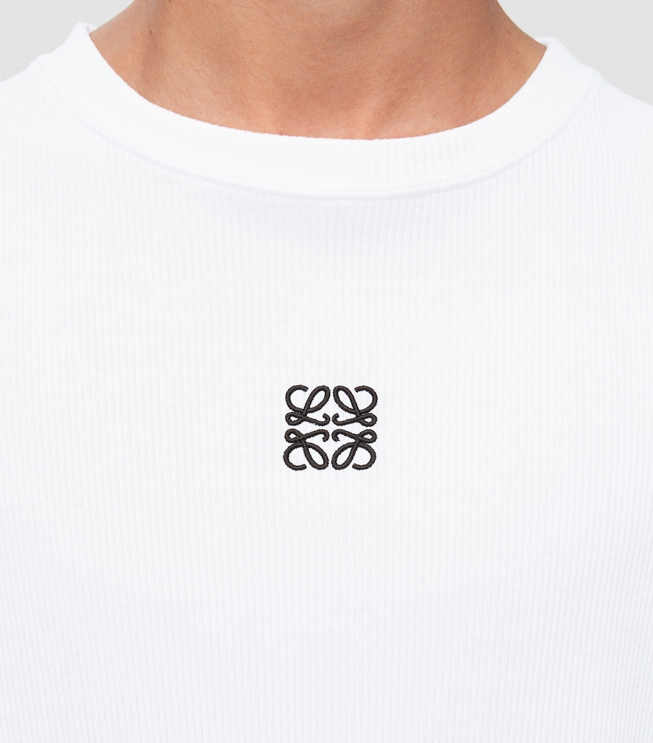 Long-Sleeve Logo T-Shirt WHITE Image 5