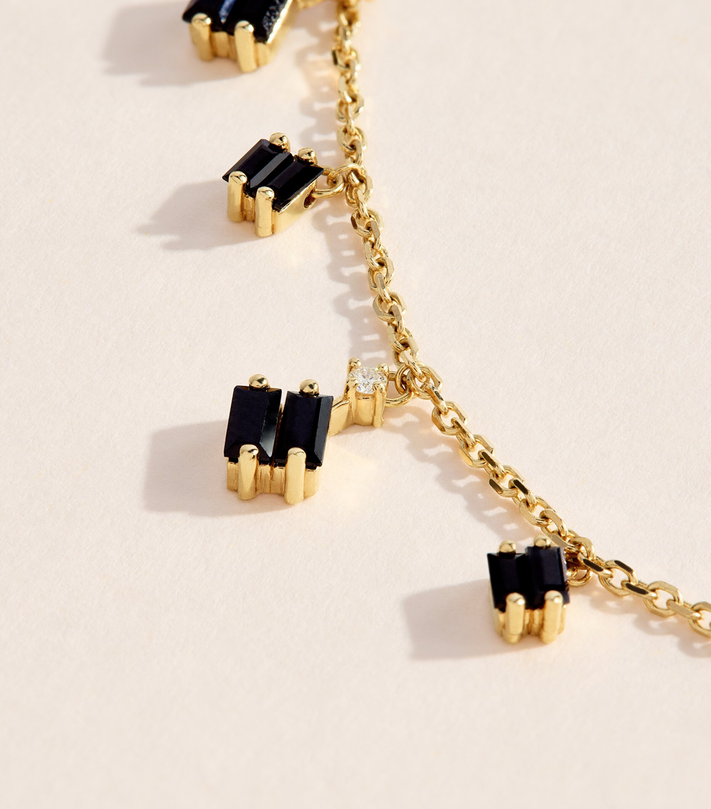 Suzanne Kalan Yellow Gold, Diamond and Sapphire Bold Cascade Necklace Yg/bs Image 6