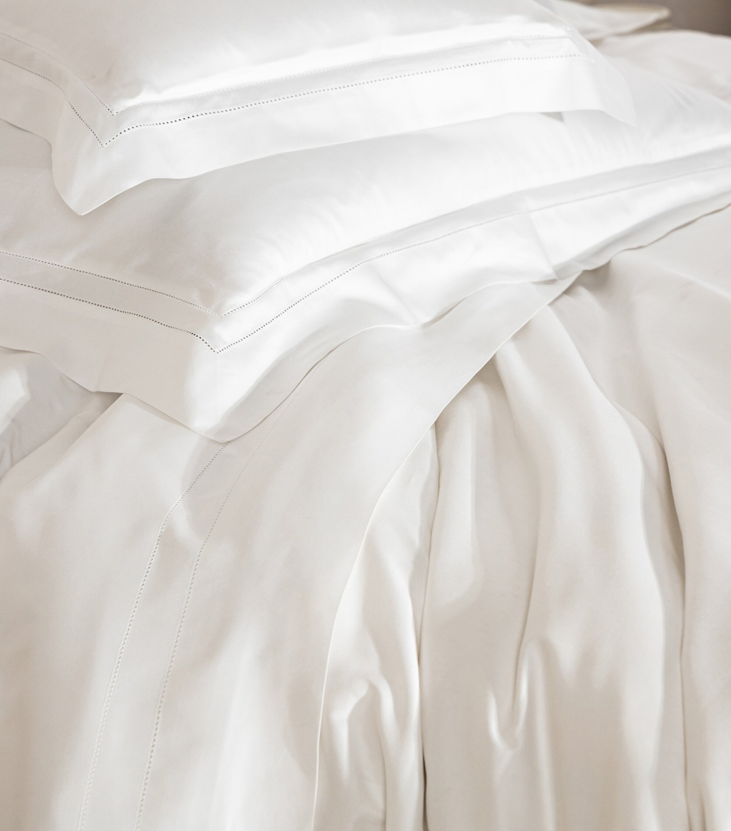 Doppio Ajour Double Flat Sheet Set B101 - BIANCO OTTICO Image 4