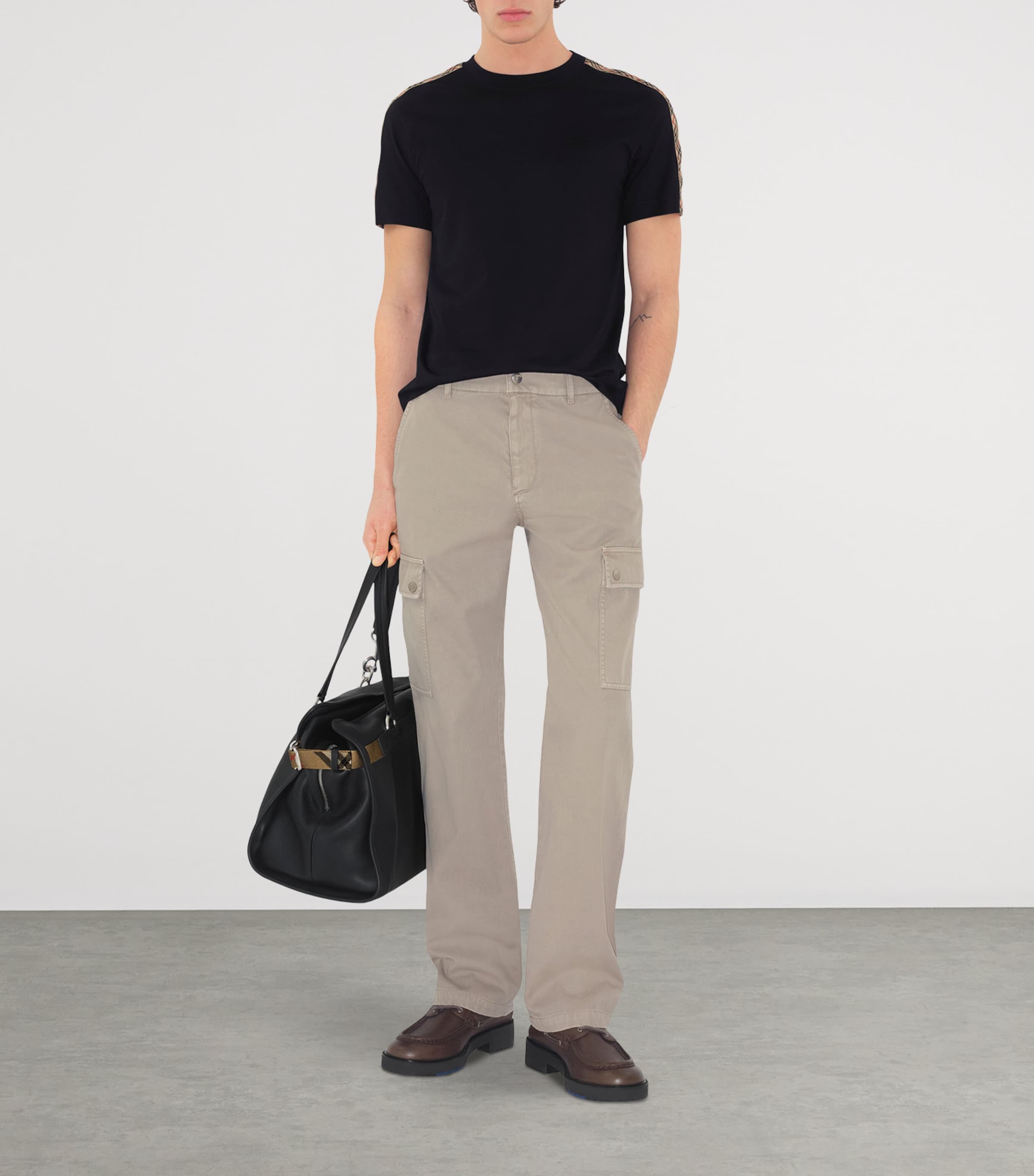 Check-Trim EKD T-Shirt BLACK Image 2