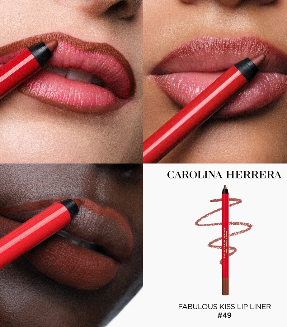 Carolina Herrera Fabulous Kiss Lip Liner Am I Too Grgos Brown Image 2