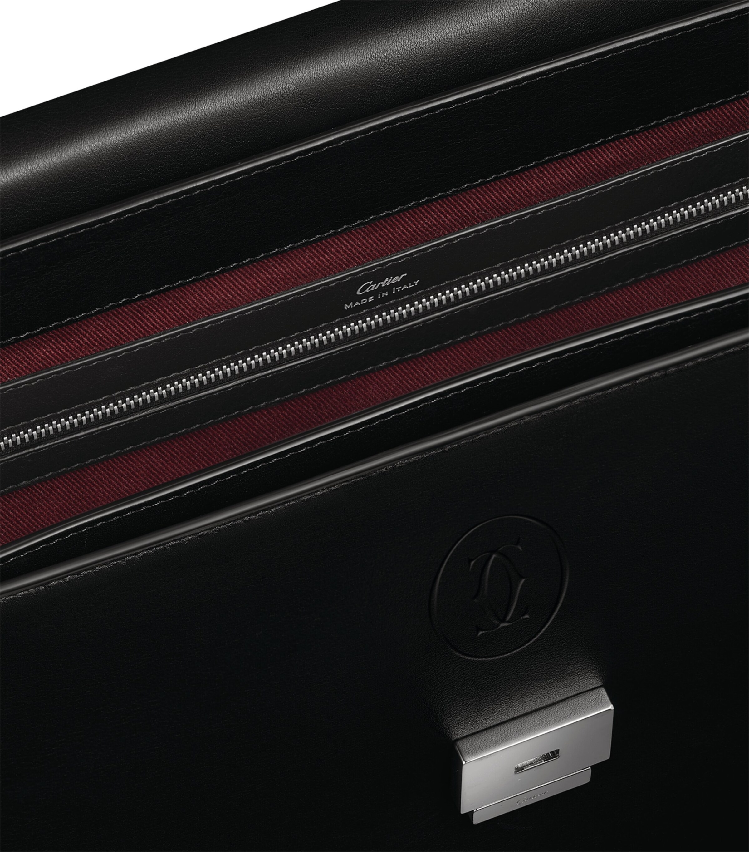 Cartier Leather Must de Cartier Briefcase Black Image 2